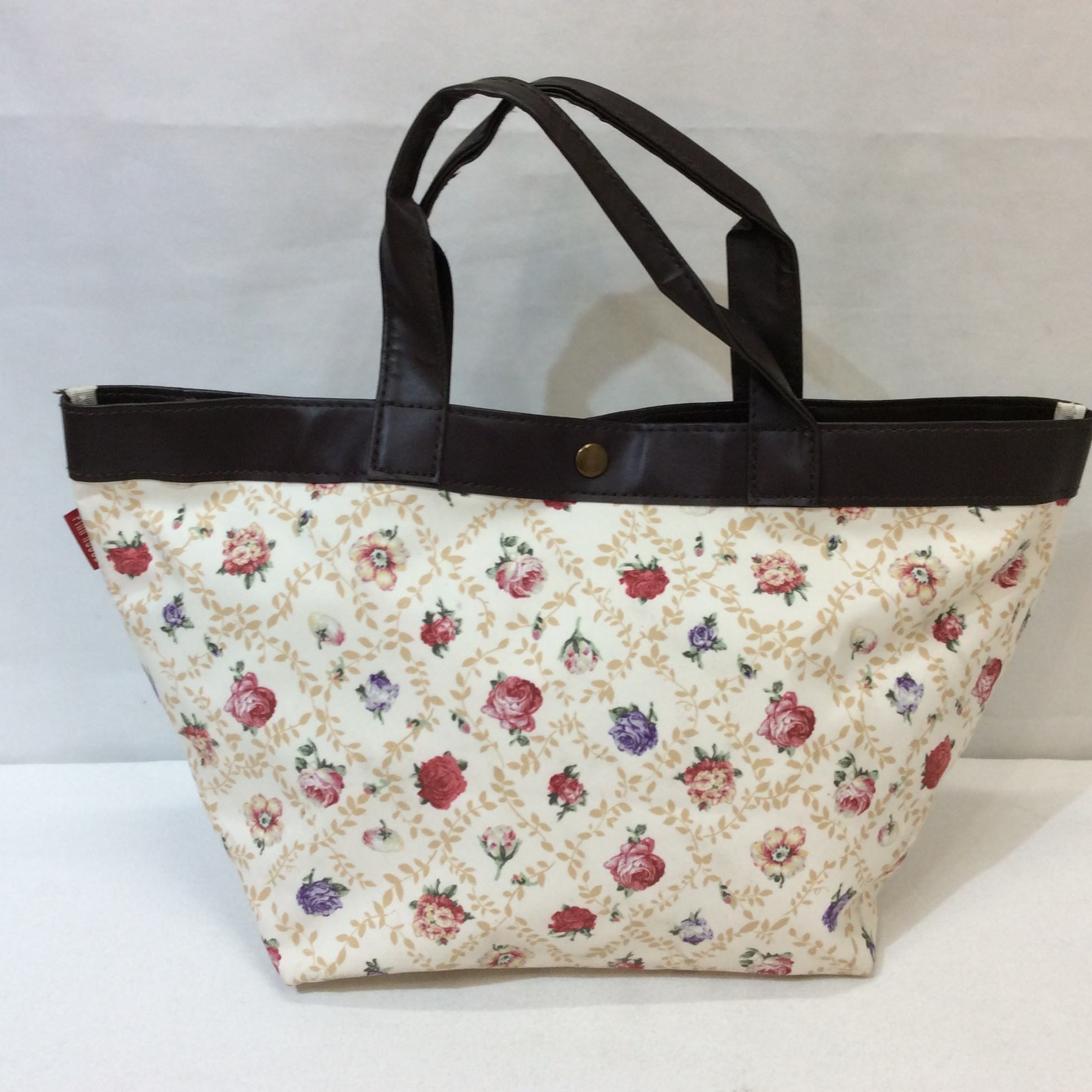 ピンクハウス トートバッグ ホワイト×花柄