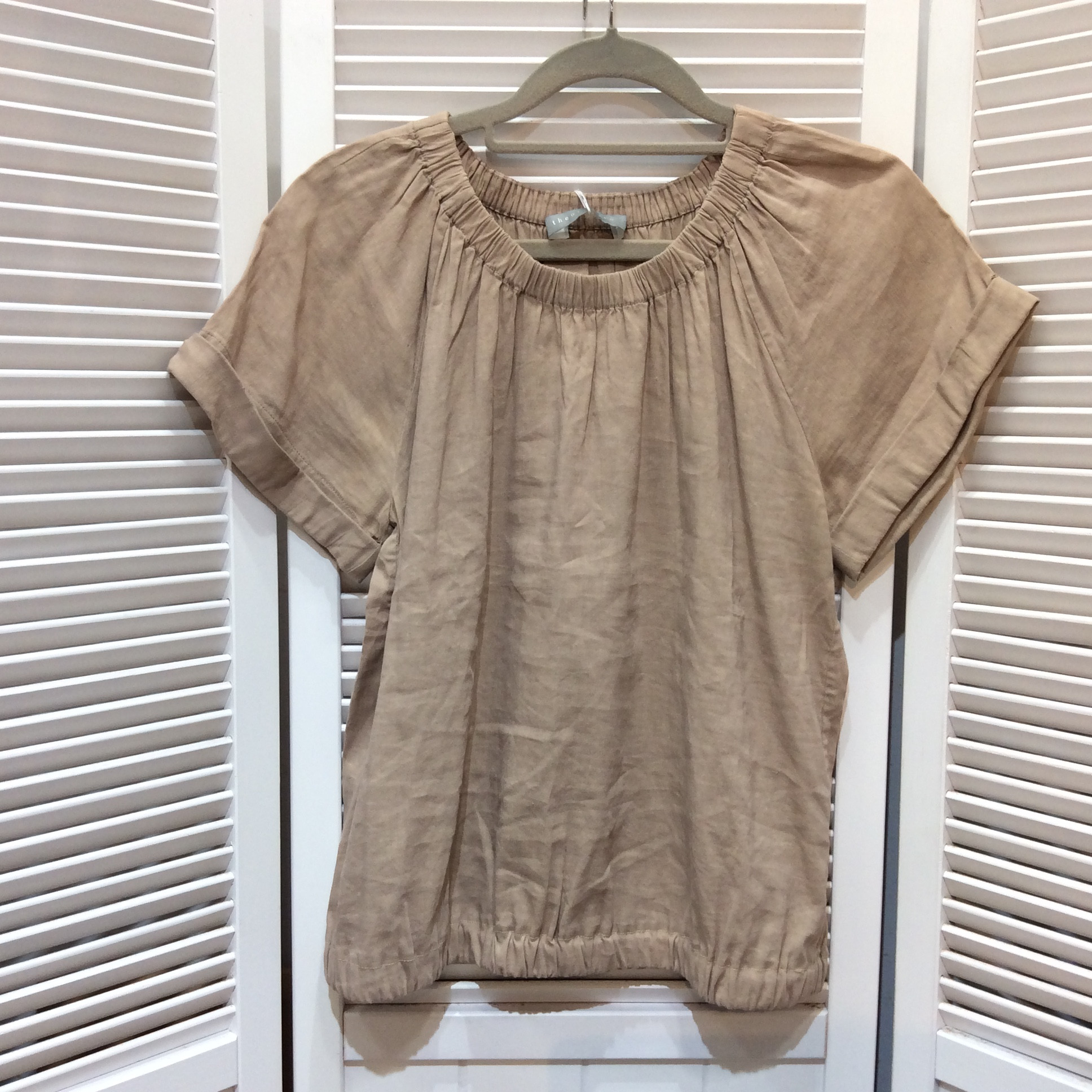 セオリーリュクス  カットソー サイズ38  ナチュラル  ※リフォーム済み