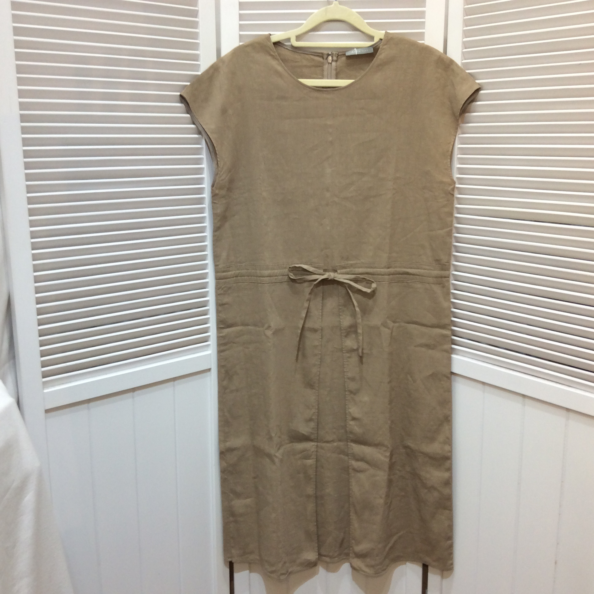 セオリーリュクス ノースリーブワンピース サイズ40   ベージュ