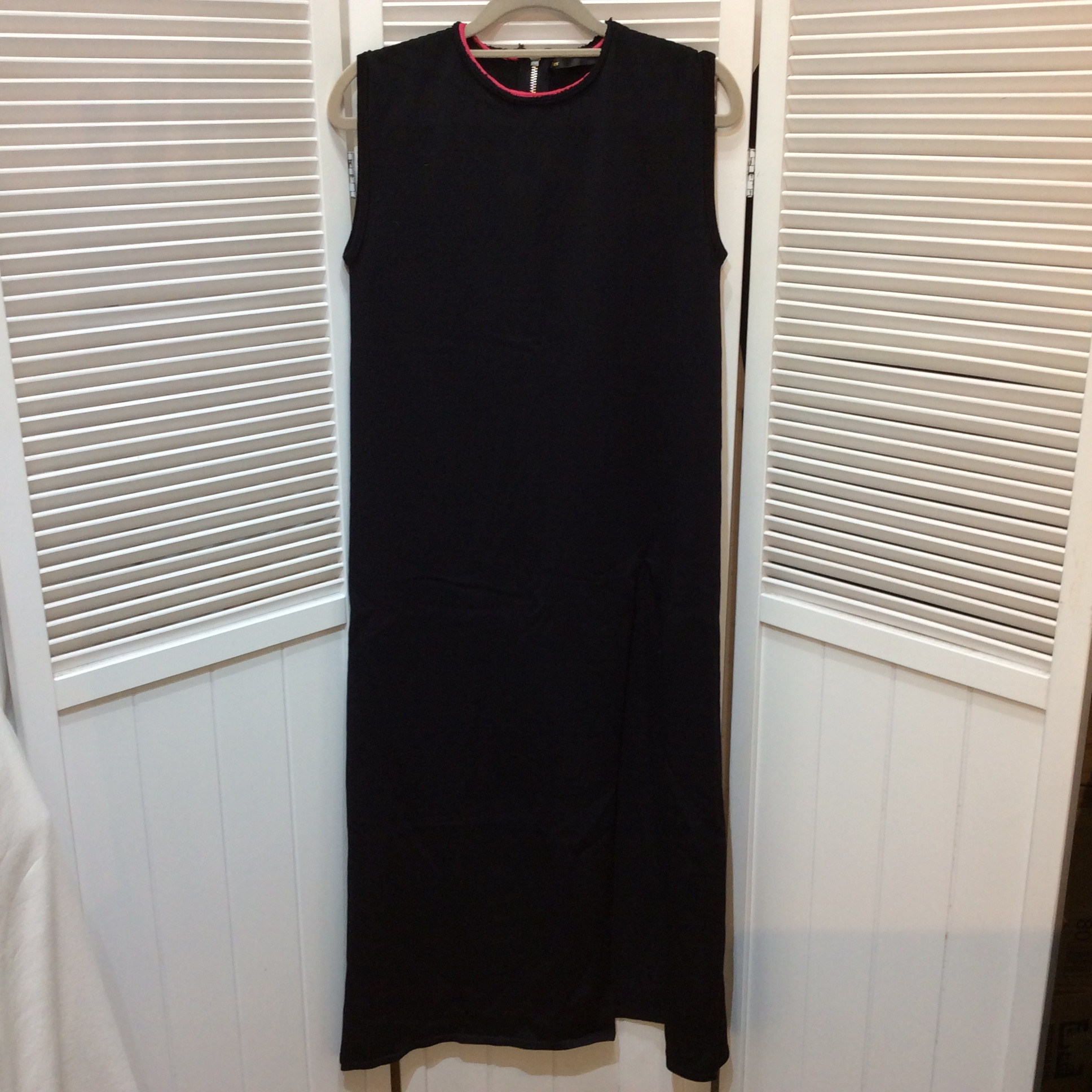 未使用☆muller of yoshiokubo ミュラーオブヨシオクボ ノースリーブロングワンピース 38 ブラック