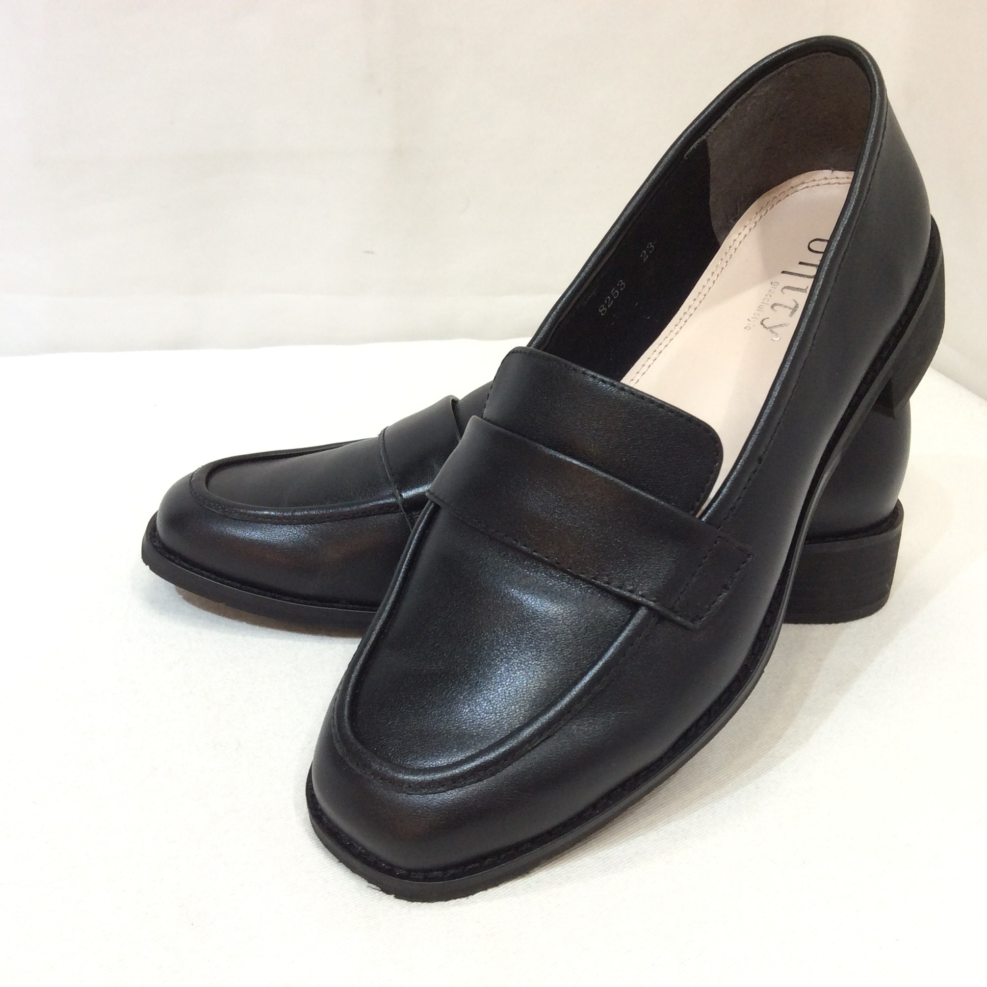 合皮ローファー  23.0cm 黒