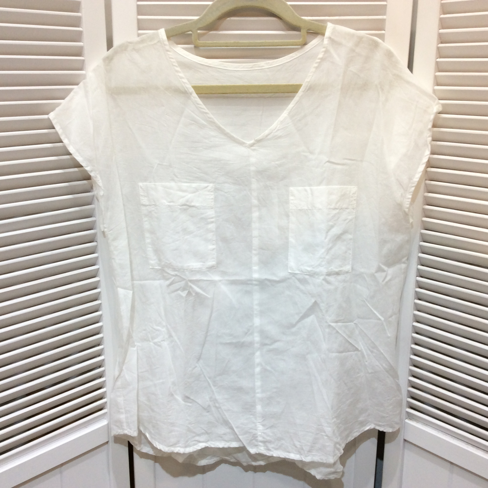 ロペピクニック ノースリーブシャツ 38 ホワイト