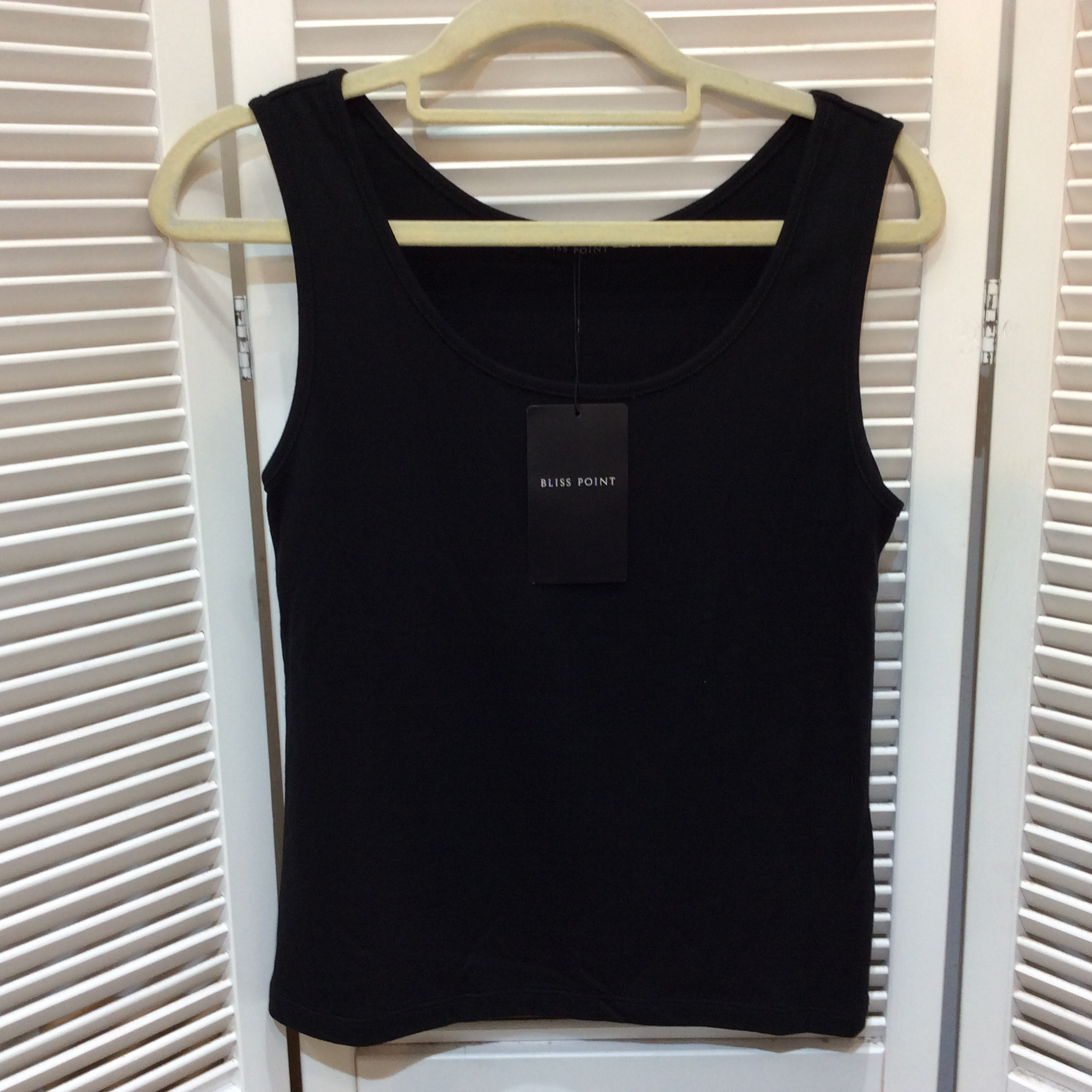 未使用☆BLISS POINT インナータンクトップ M ブラック