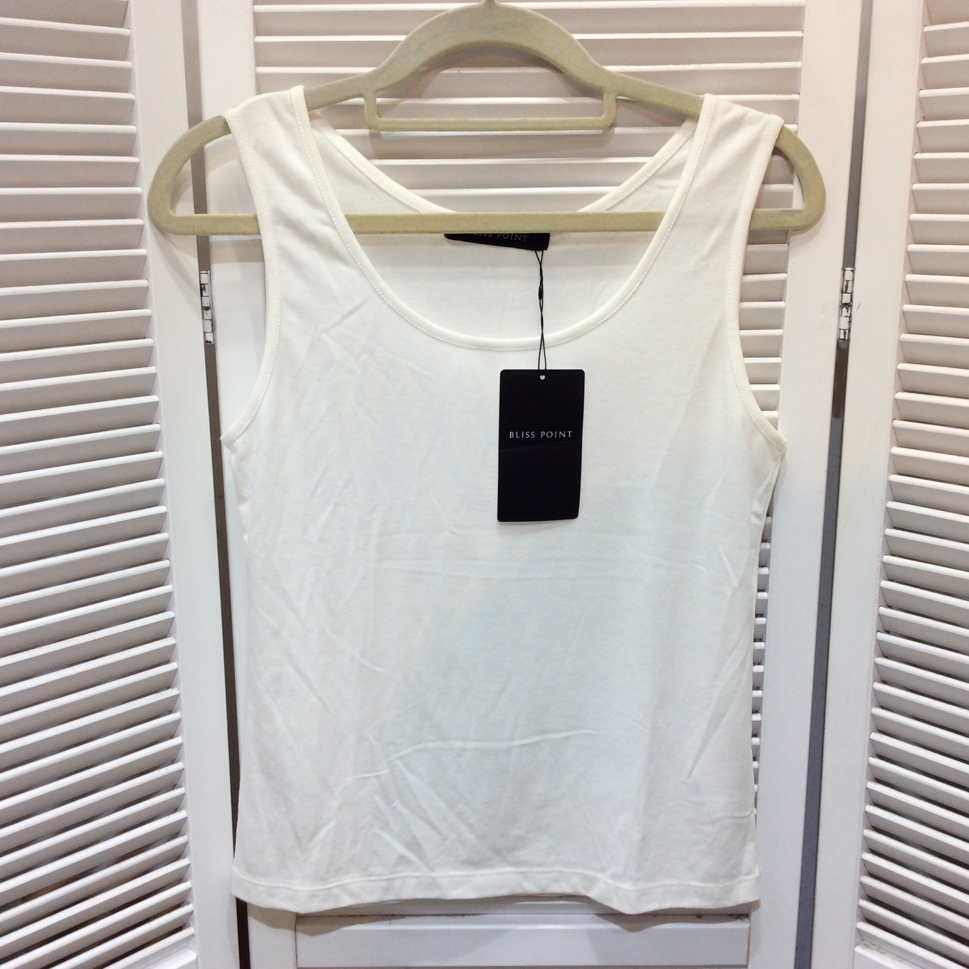 未使用☆BLISS POINT インナータンクトップ M ホワイト