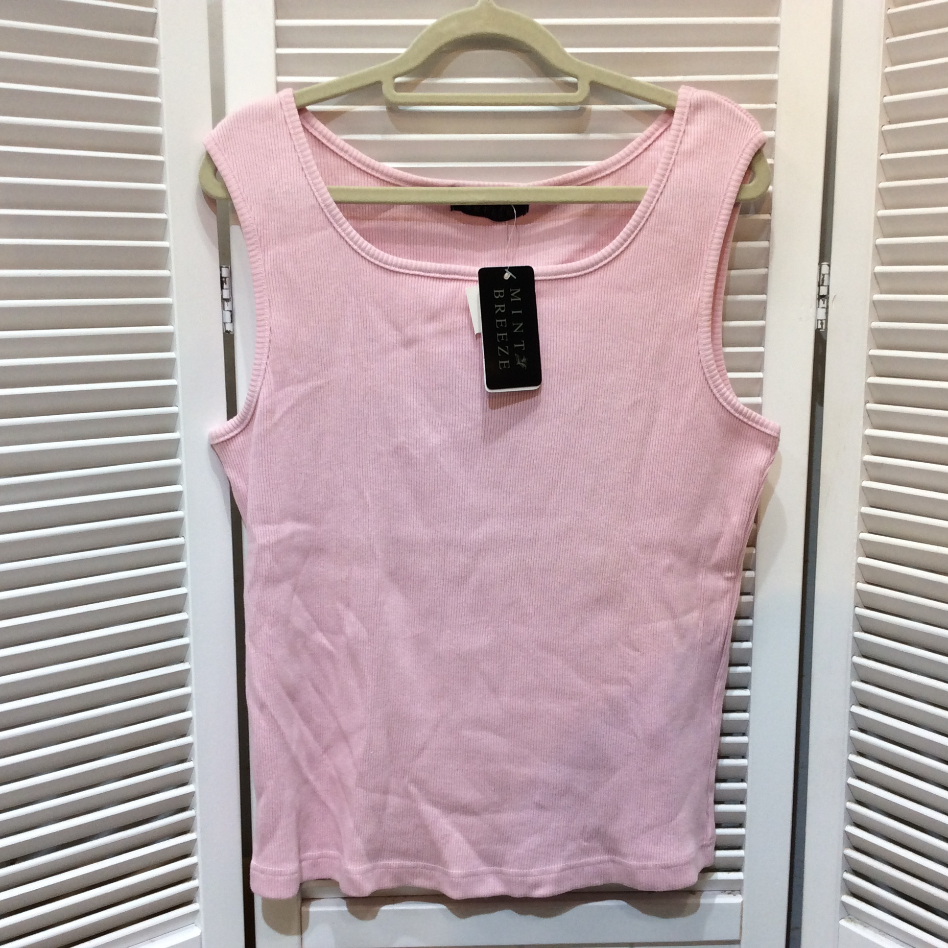 未使用☆MINT BREEZE ミントブリーズ タンクトップ L ピンク