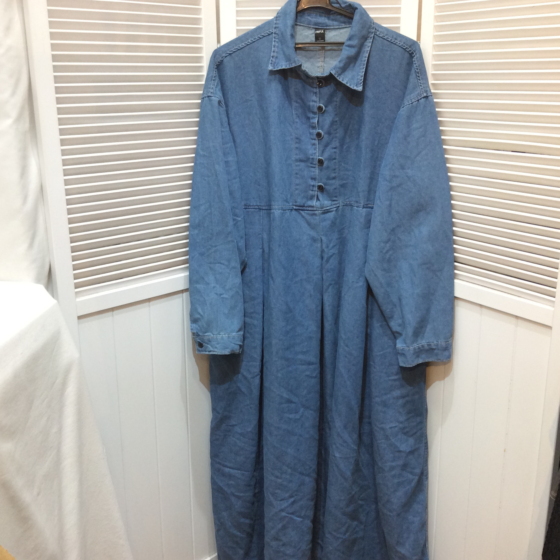 FRIFUL デニム超ロングワンピース  XLサイズ