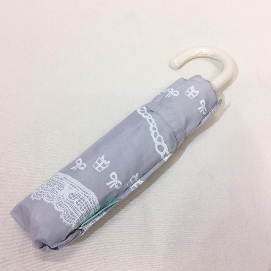 20%off❗️新品☆折りたたみ日傘 百貨店商材 ブルーグレー系柄 柄付き