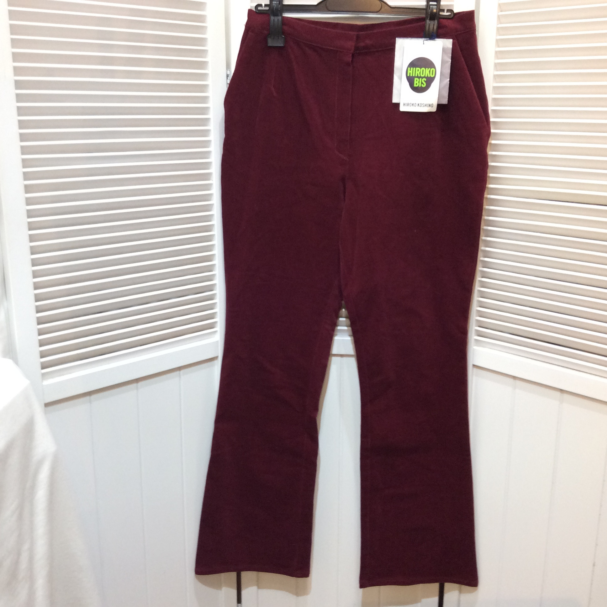 未使用 ヒロコビス  コーデュロイパンツ 11号  ボルドー