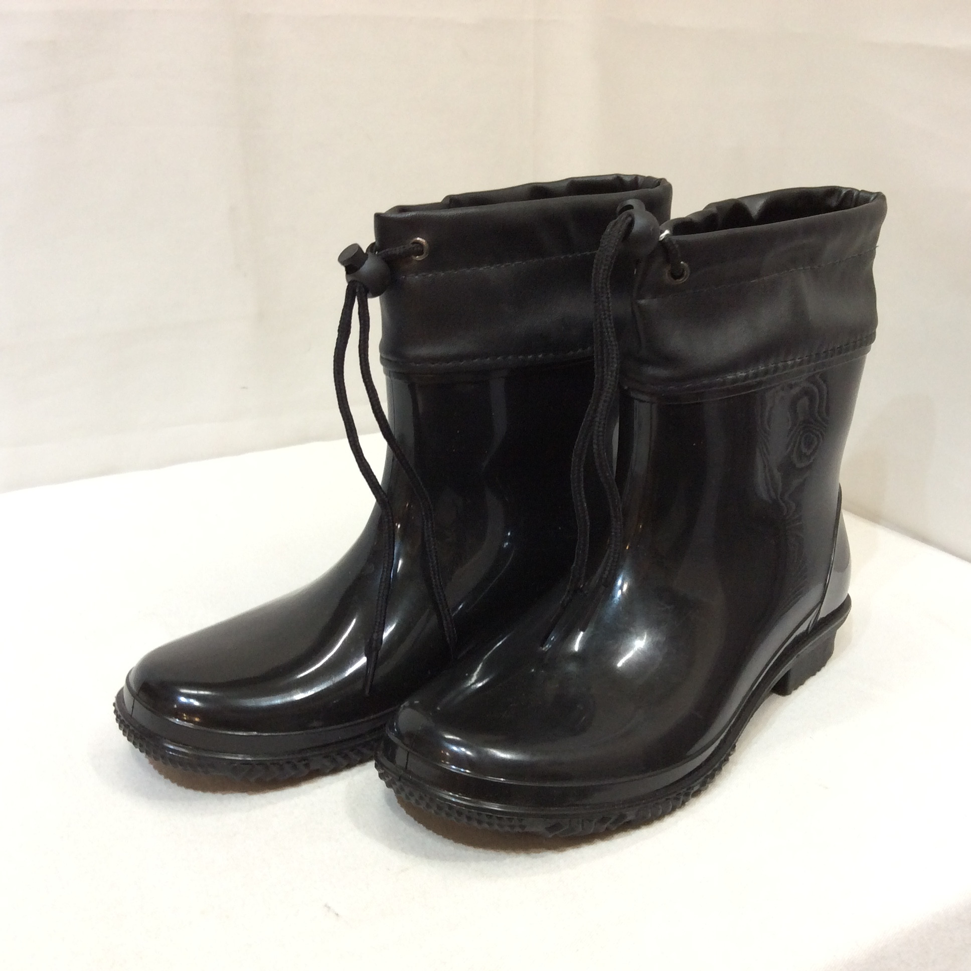 未使用 レインブーツ  25.0EE  ブラック