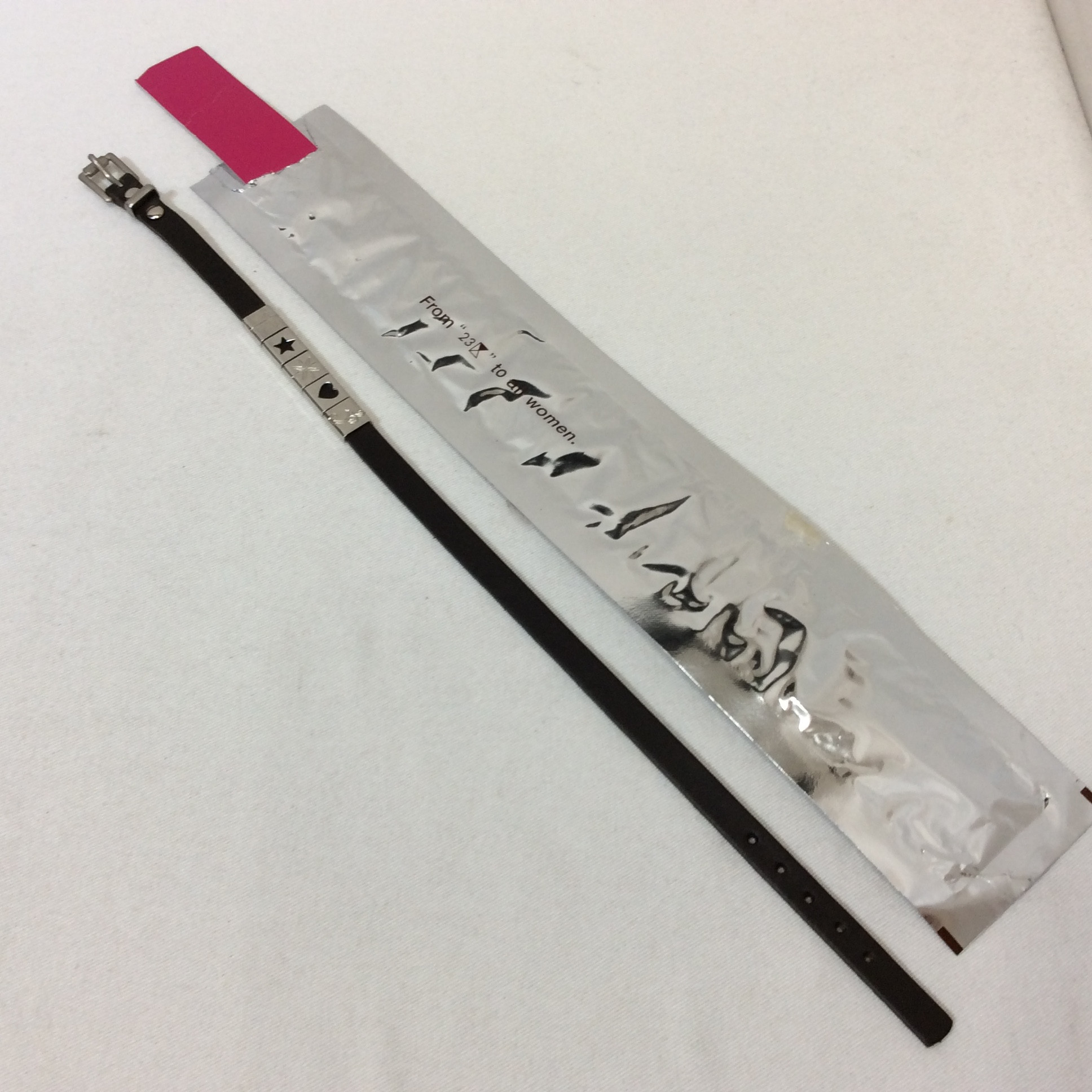 未使用☆23区 レザーブレスレット From "23区" to all women