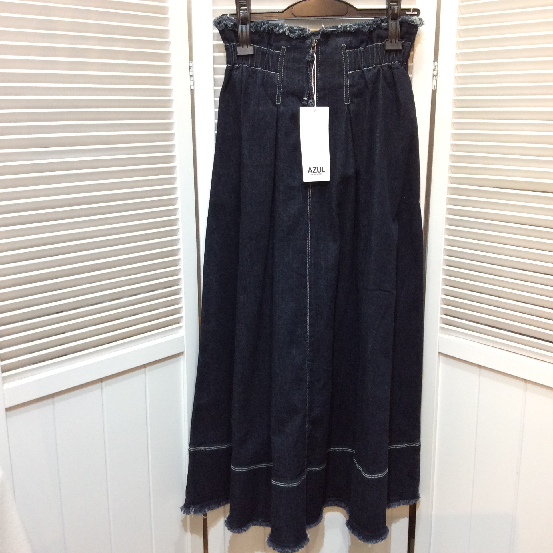 未使用 AZUL アズール  デニムスカート  Sサイズ