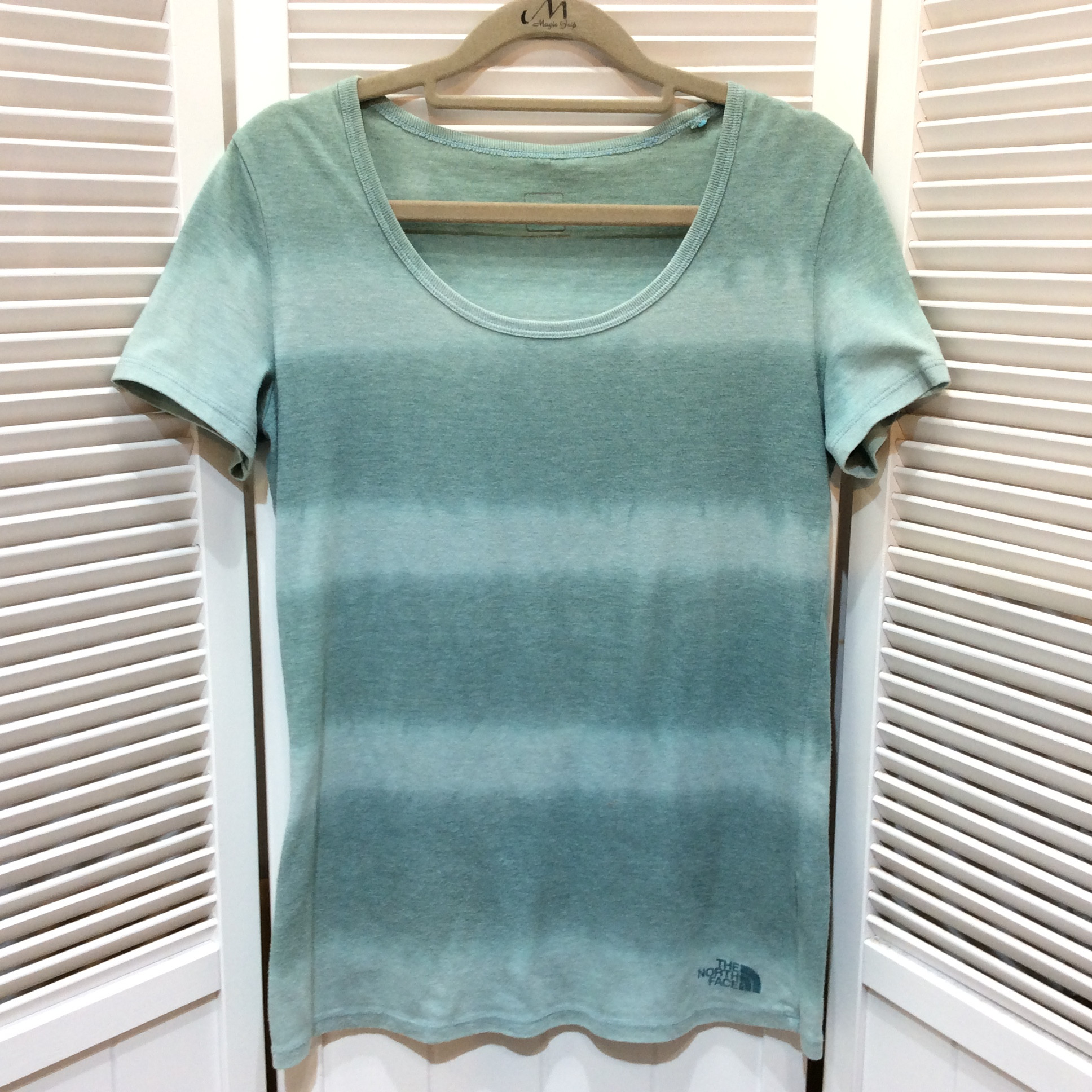 半額値下げ❗️THE NORTH FACE ザ ノースフェイス レディース Tシャツ L 水色系