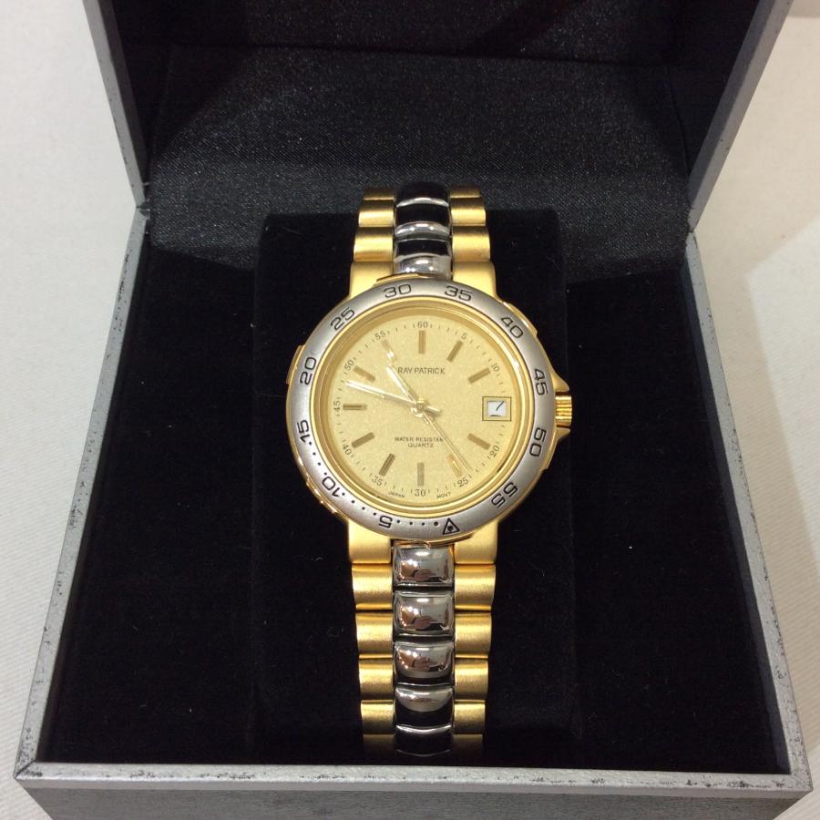 値下げ❗️未使用☆RAY PATRICK メンズ 腕時計 ゴールド×シルバー