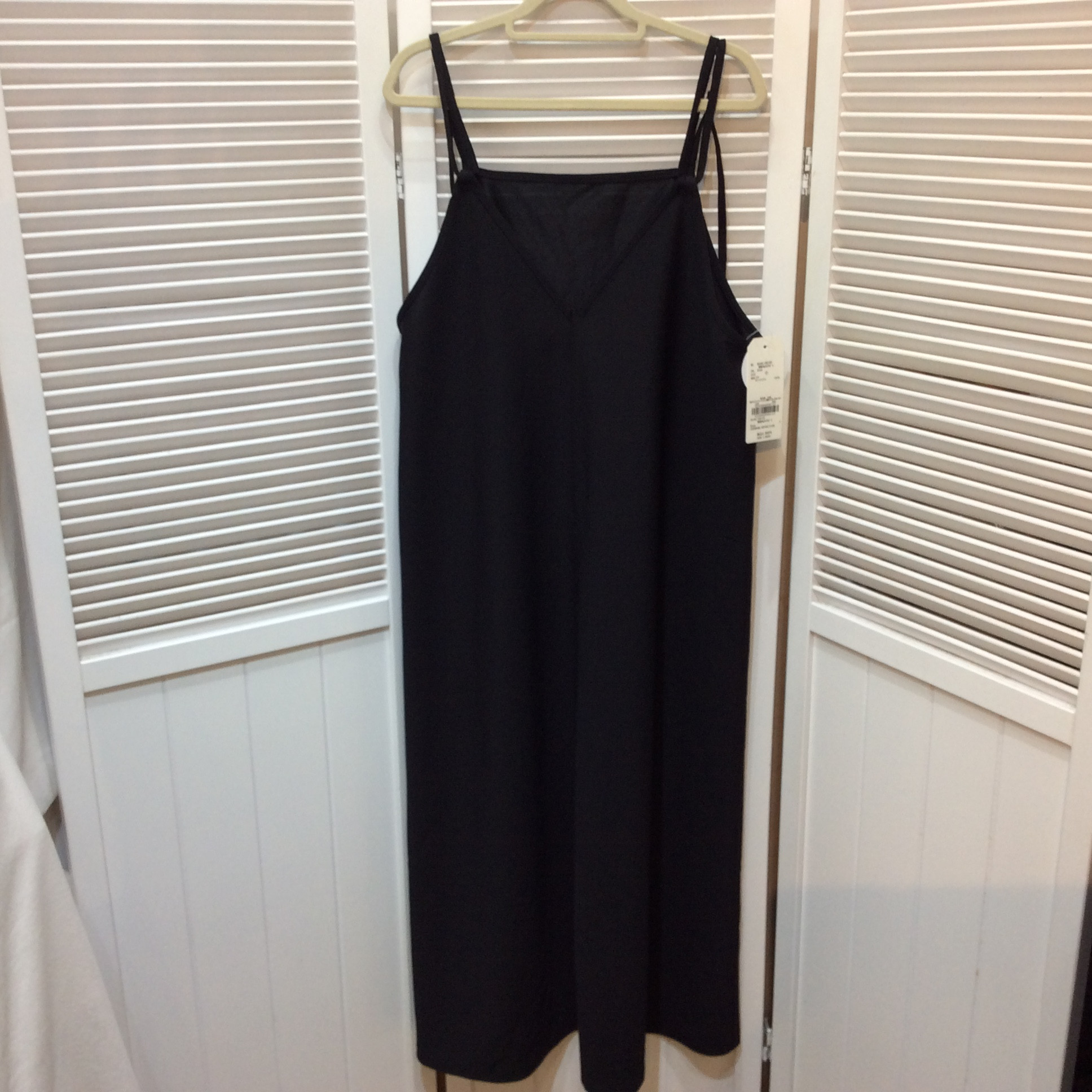 新品☆chocol raffine robe ショコラフィネローブ 前後2WAYキャミワンピース F ブラック