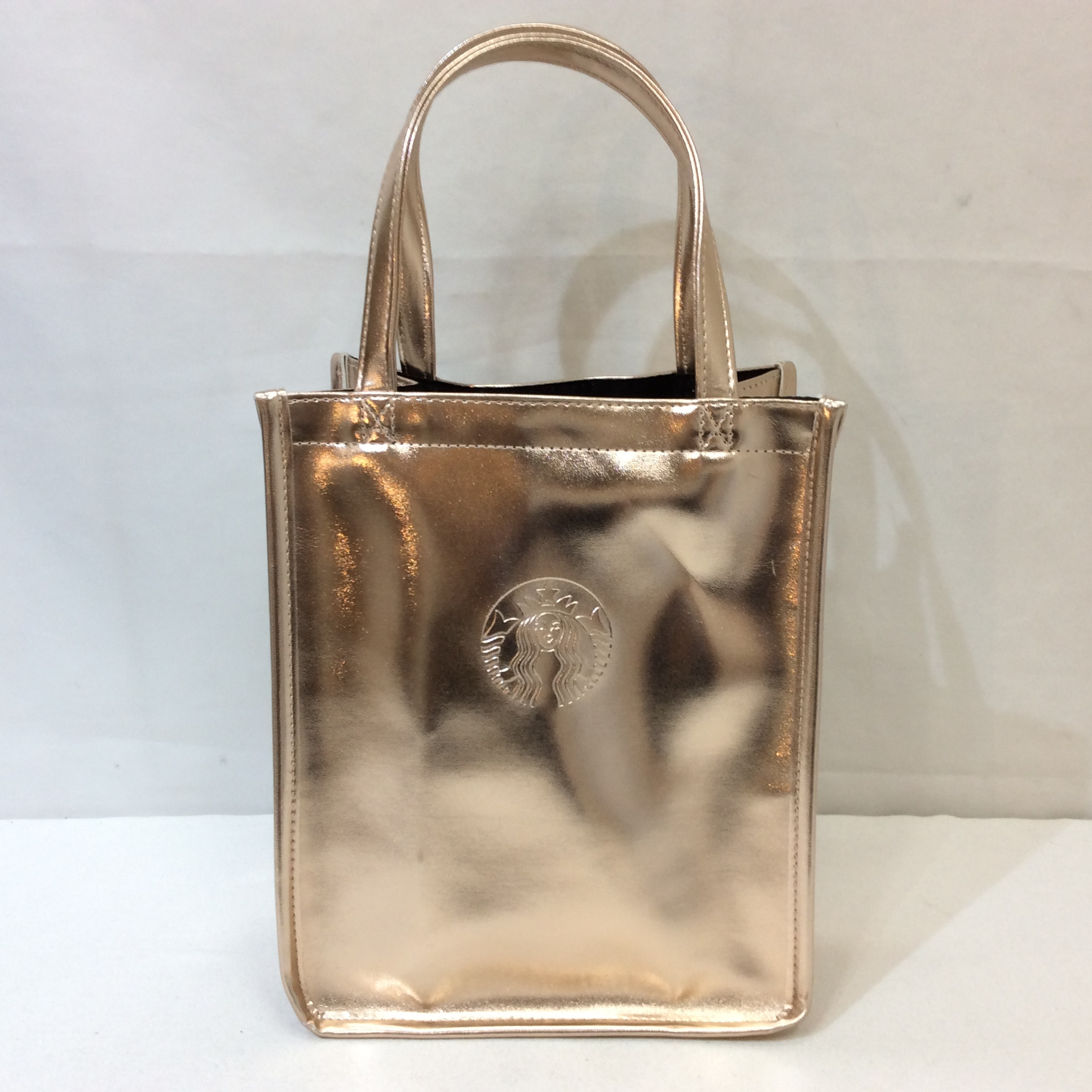 スターバックス 手提げバッグ ピンクゴールド