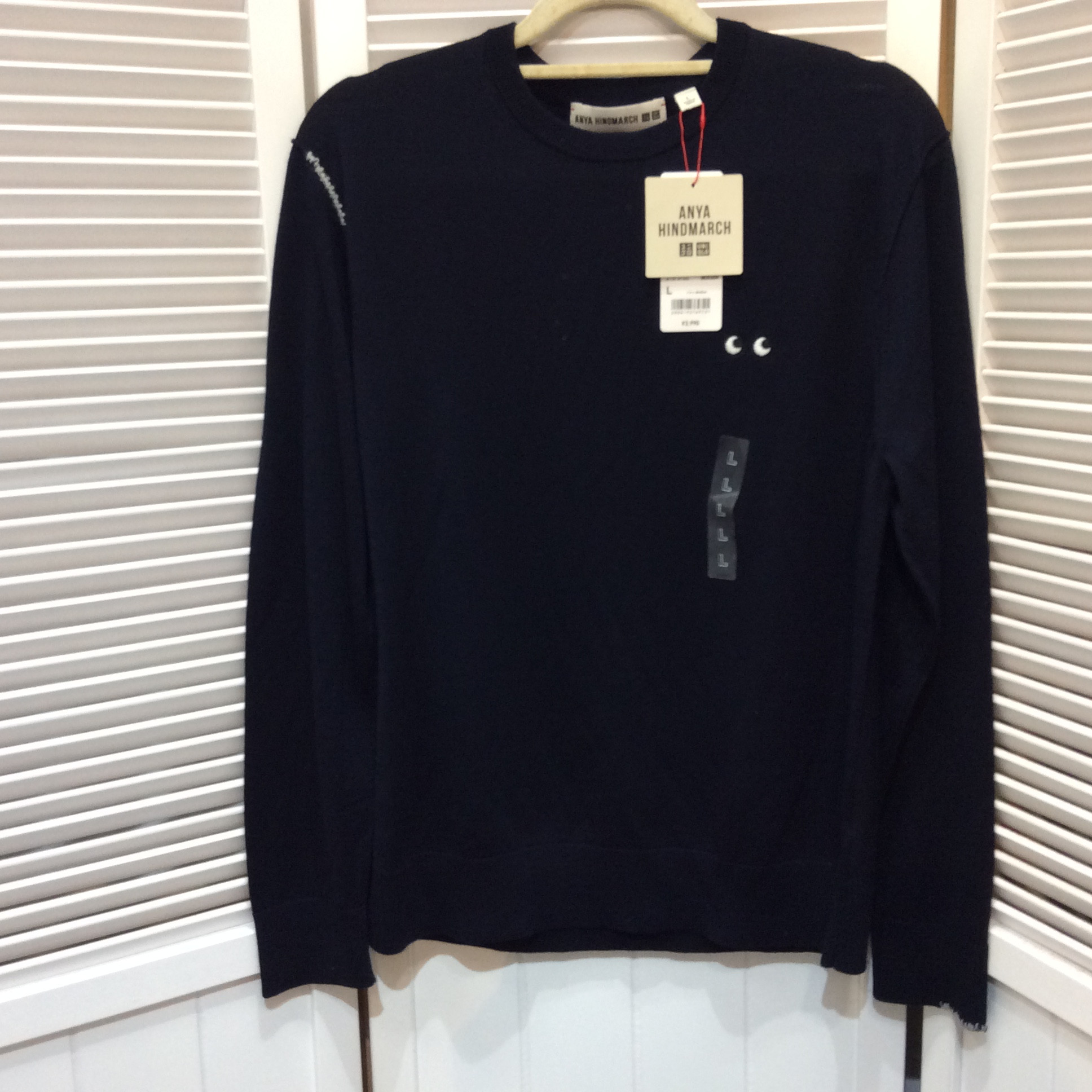 未使用 ユニクロ×ANYA コラボ セーター Lサイズ ネイビー