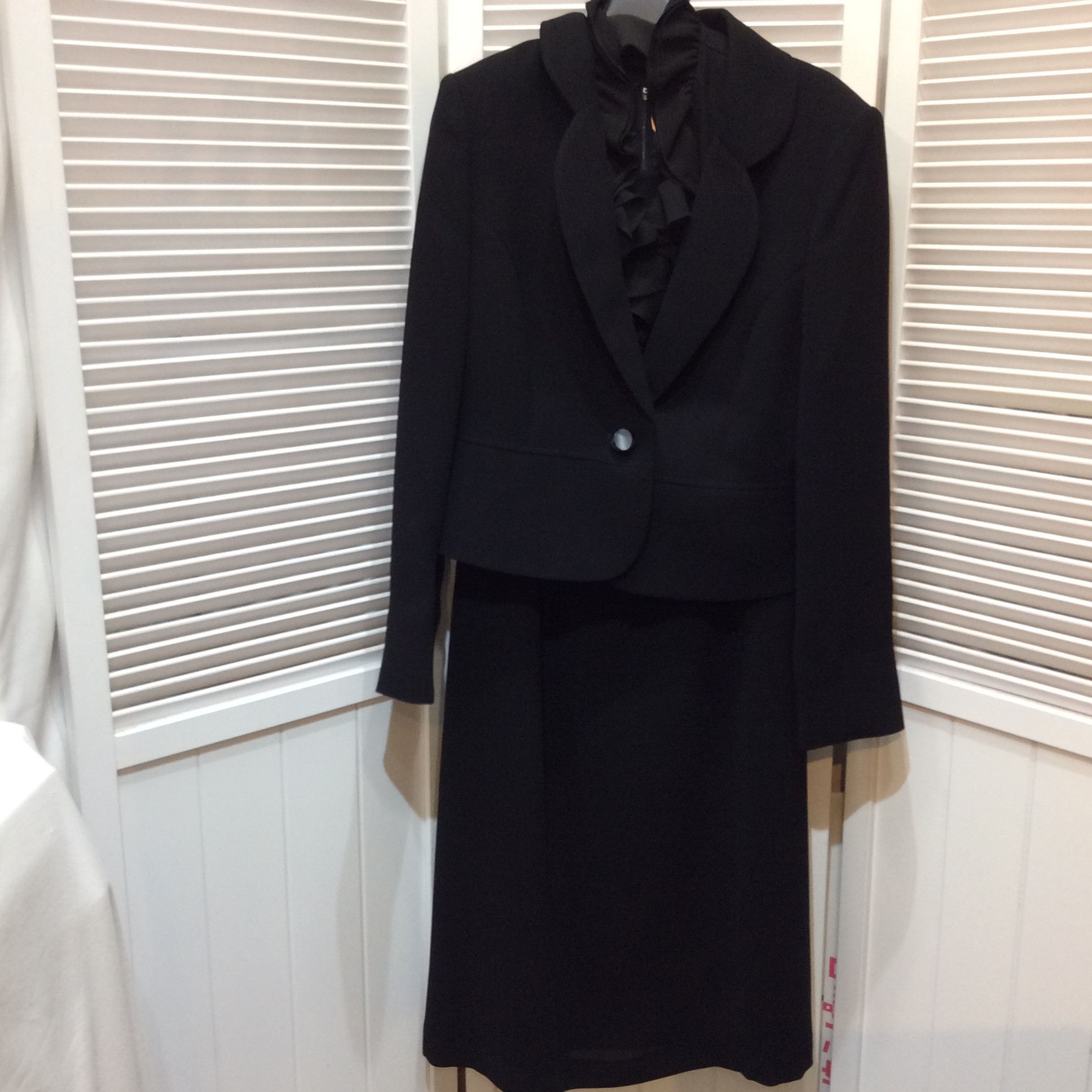 ブラックフォーマル 3点セット  9号 黒 美品