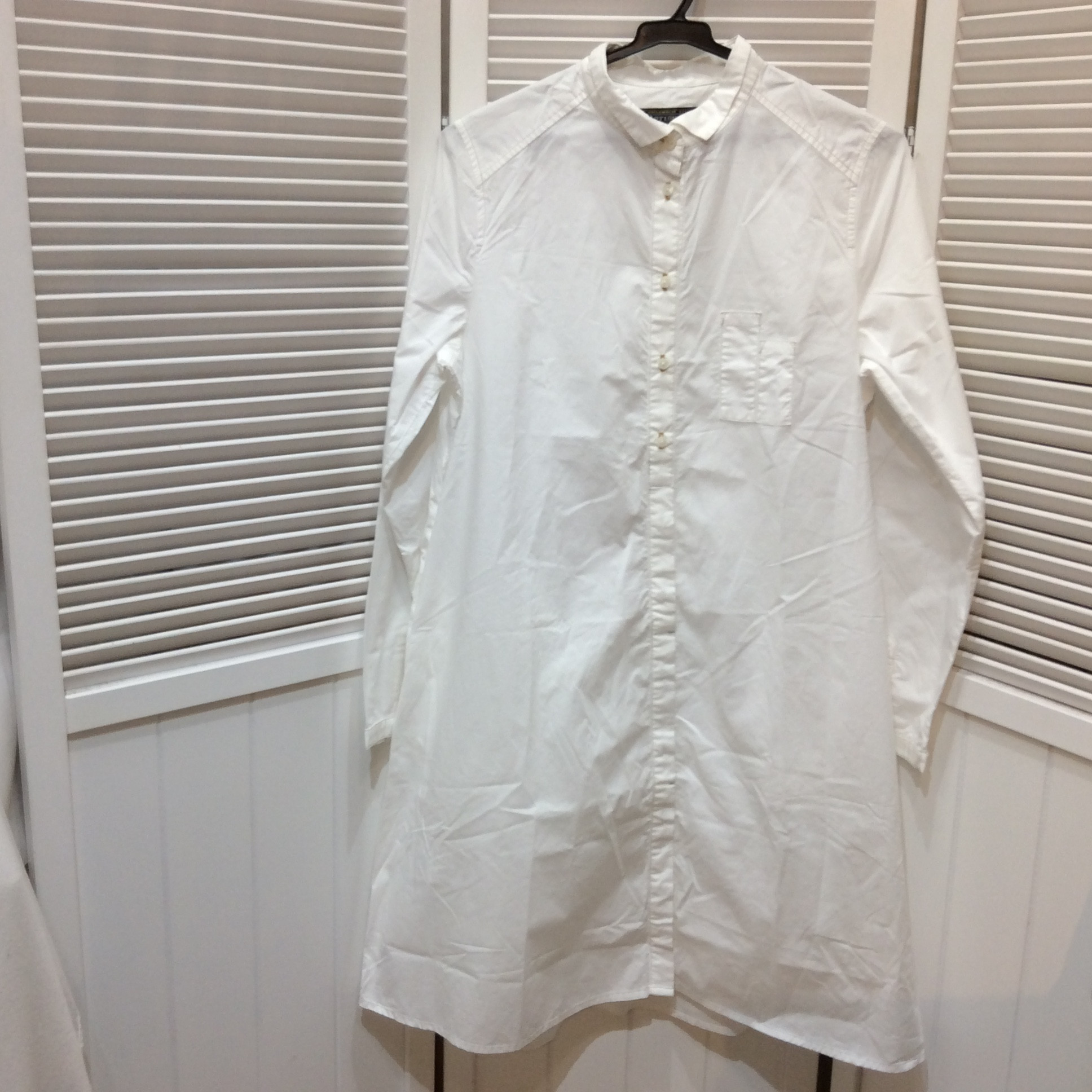 シャツチュニック  サイズ2    (9号) ホワイト