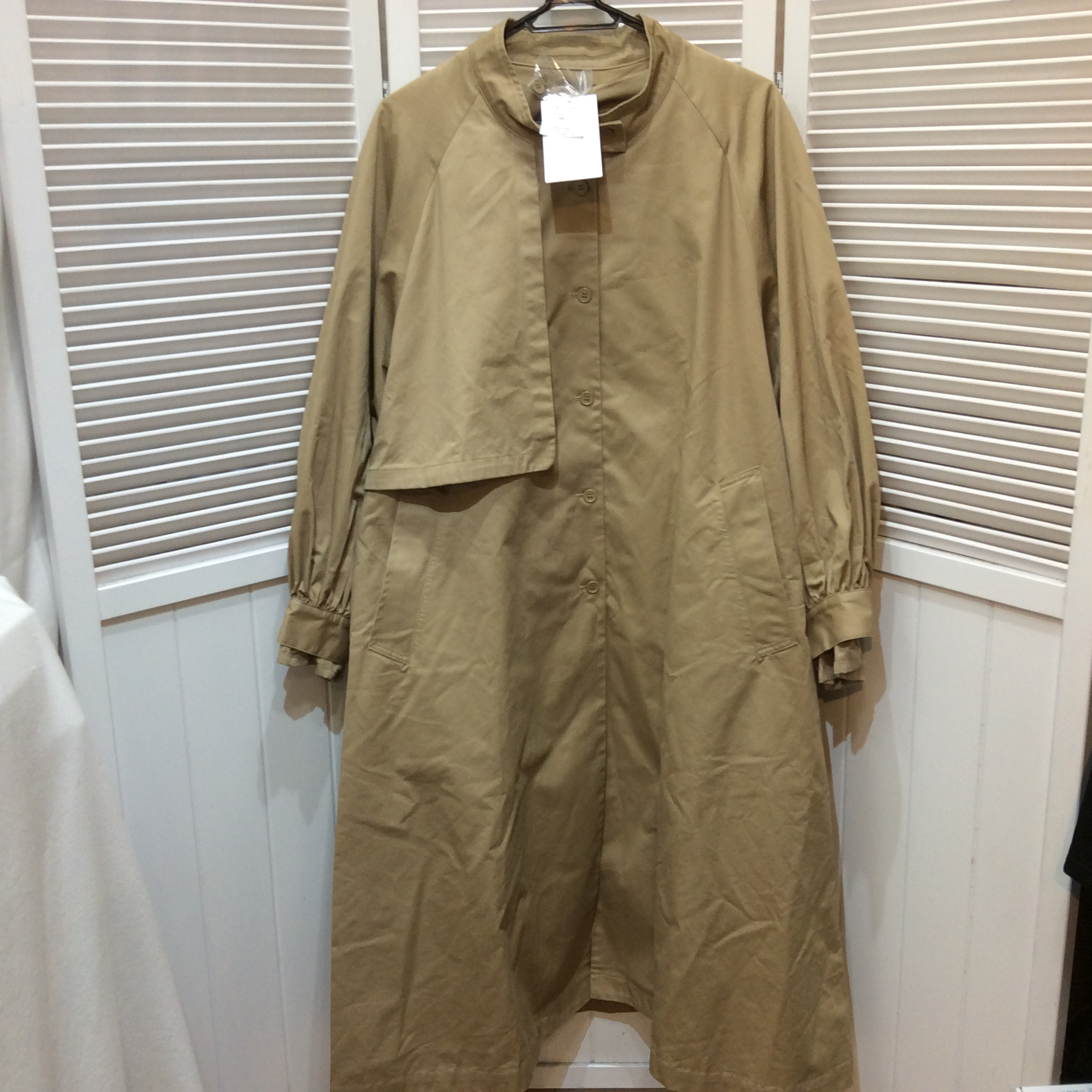 未使用 ナイスクラップ ライナー付き 2WAYトレンチコート フリーサイズ   ベージュ