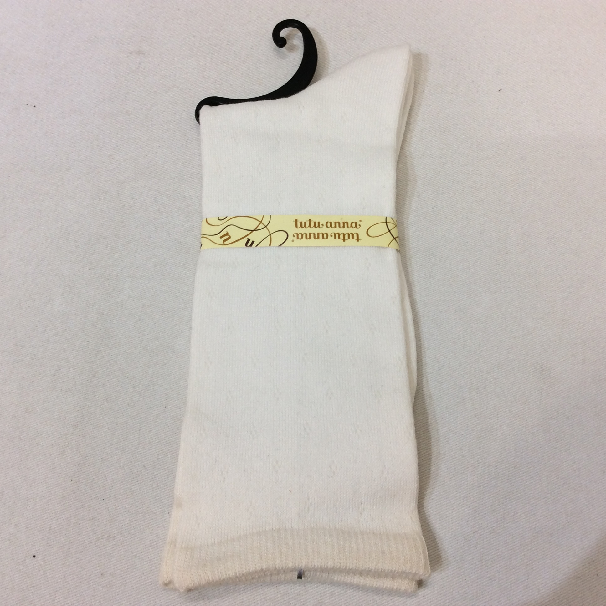 未使用☆チュチュアンナ ハイソックス 23~25cm ホワイト