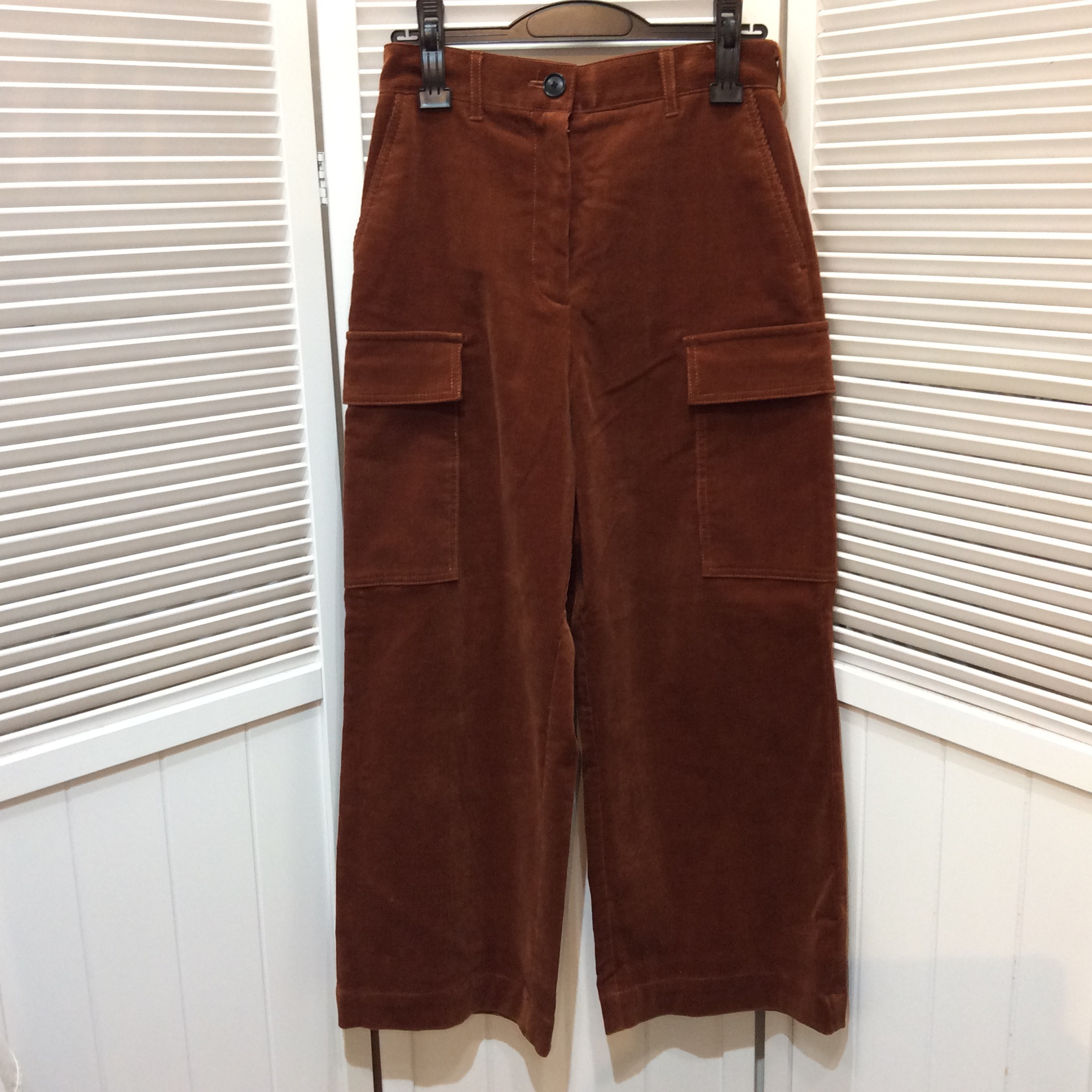 未使用 ポールスミス コーデュロイ ワイドパンツ   サイズ40  ブラウン系 美品