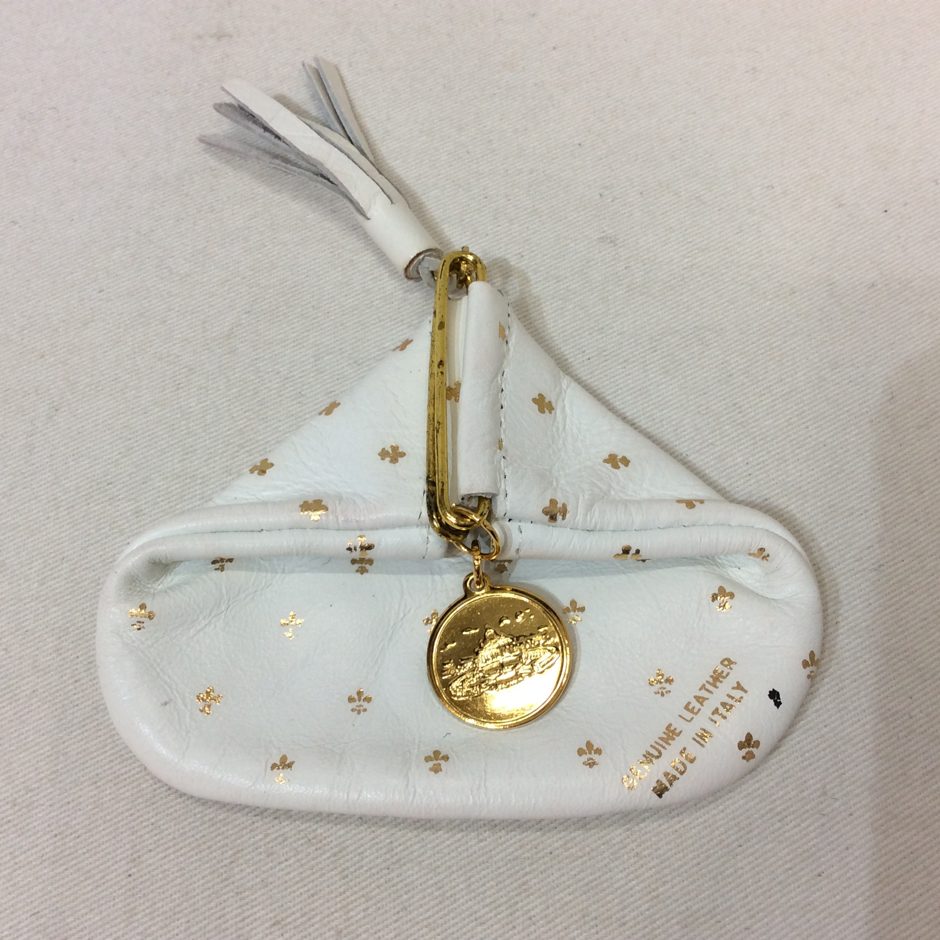 ITALY製 レザーコインケース