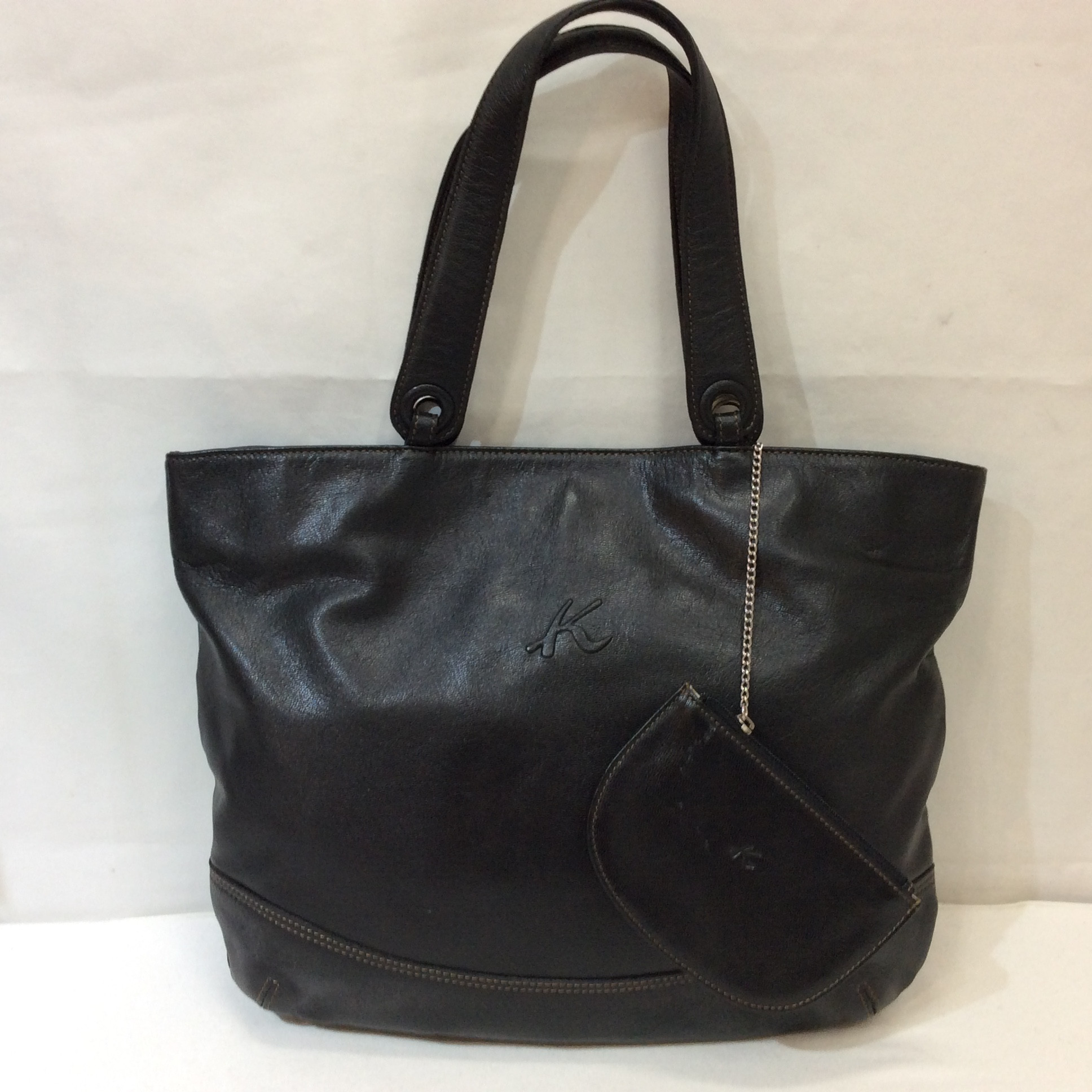 KITAMURA キタムラ レザートートバッグ ブラック