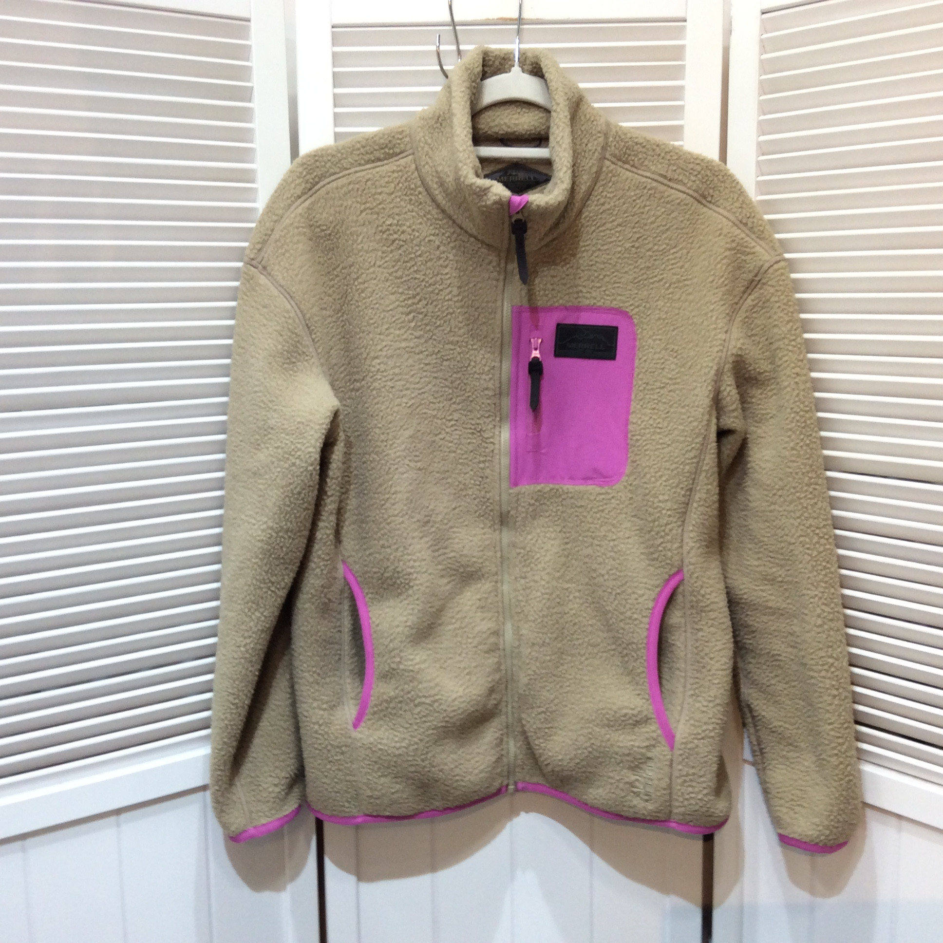 MERRELL フリースジャケット  Mサイズ  ベージュ