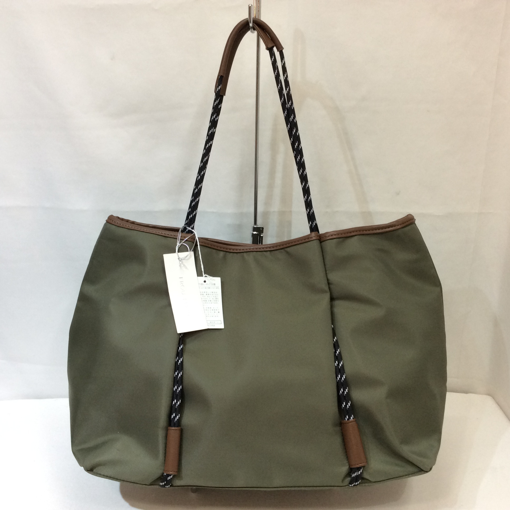 未使用☆FROUFROU フルフル ナイロントートバッグ グリーン