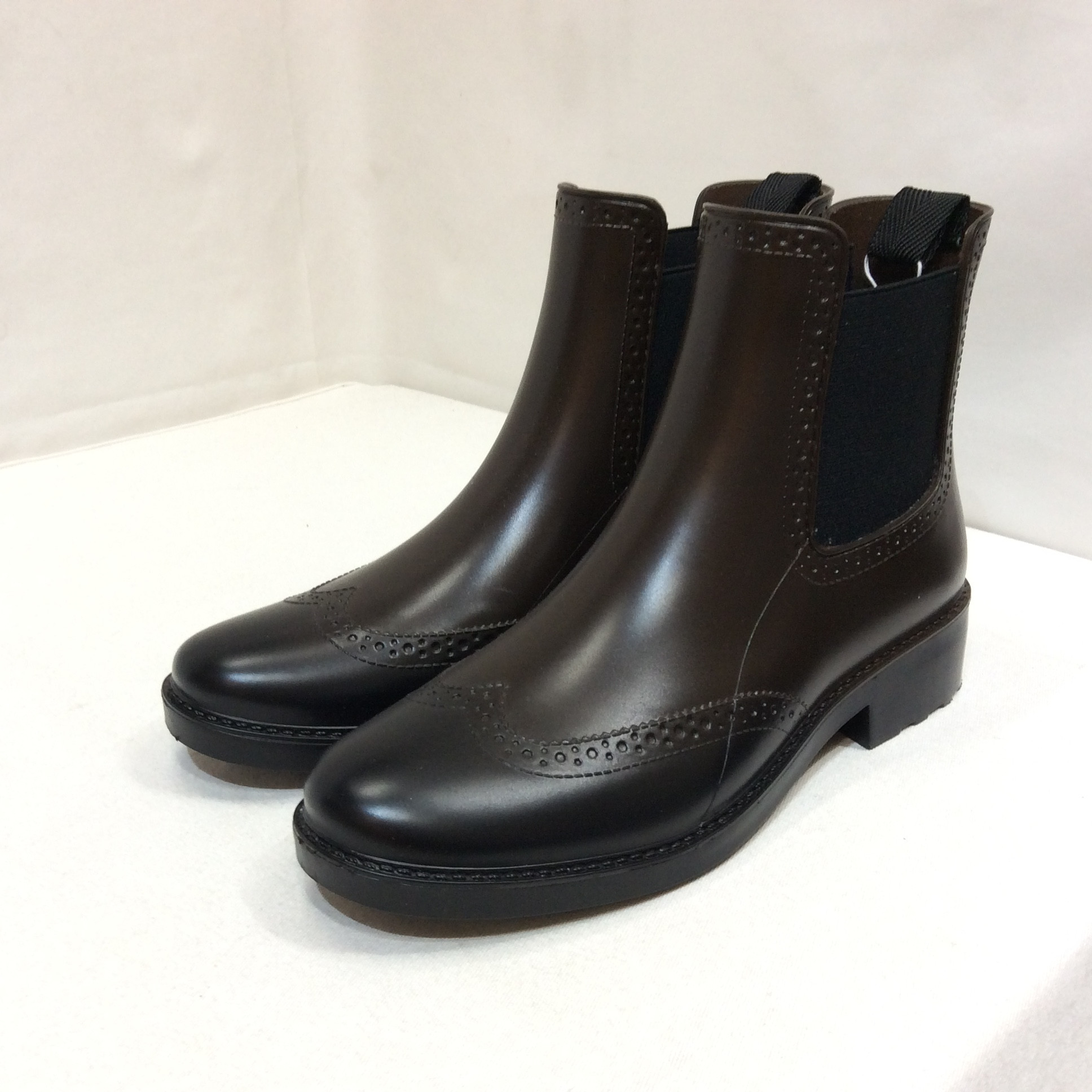 未使用 レインブーツ  Mサイズ ダークブラウン