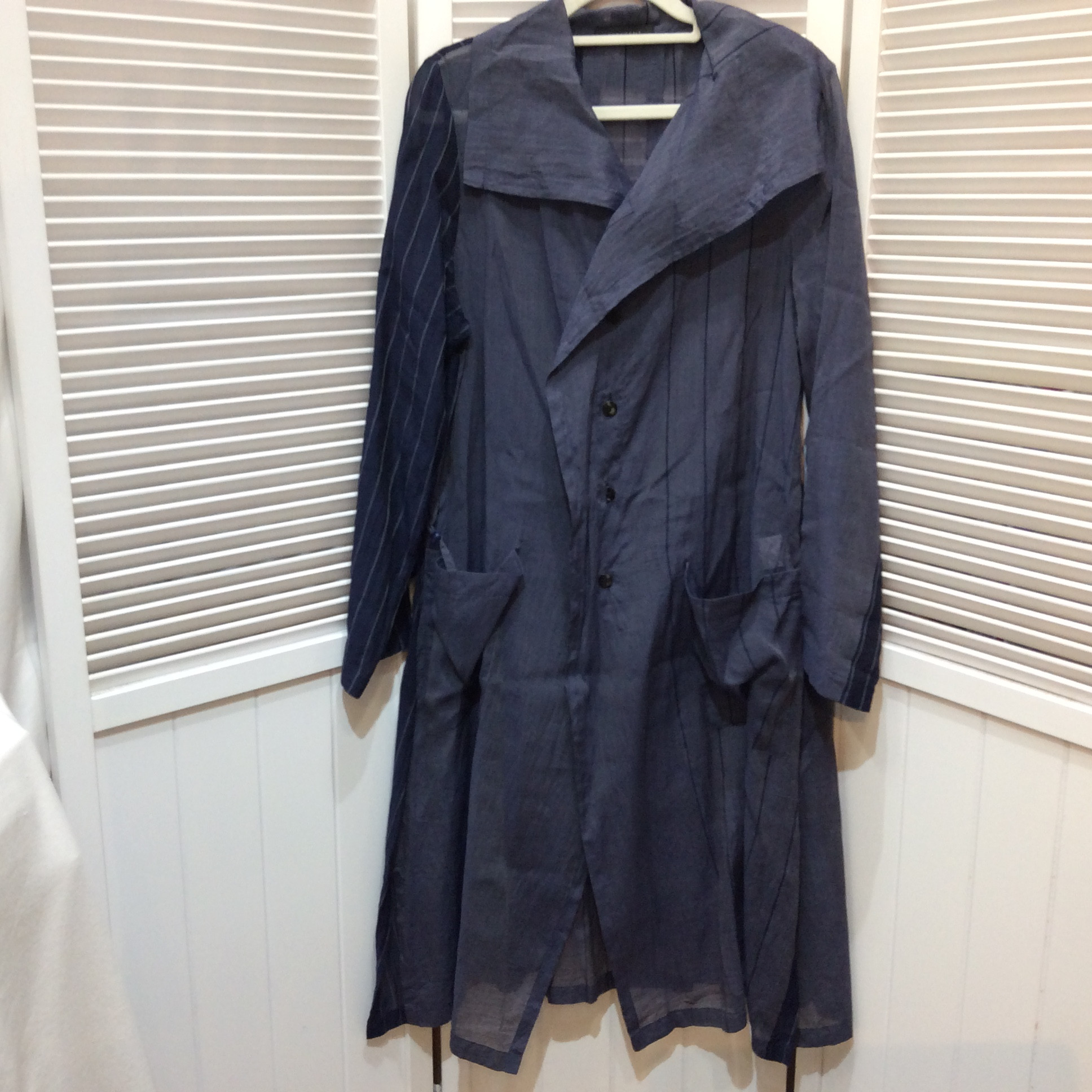 1回使用 コットン／シルク  シャツコート Mサイズ  日本製