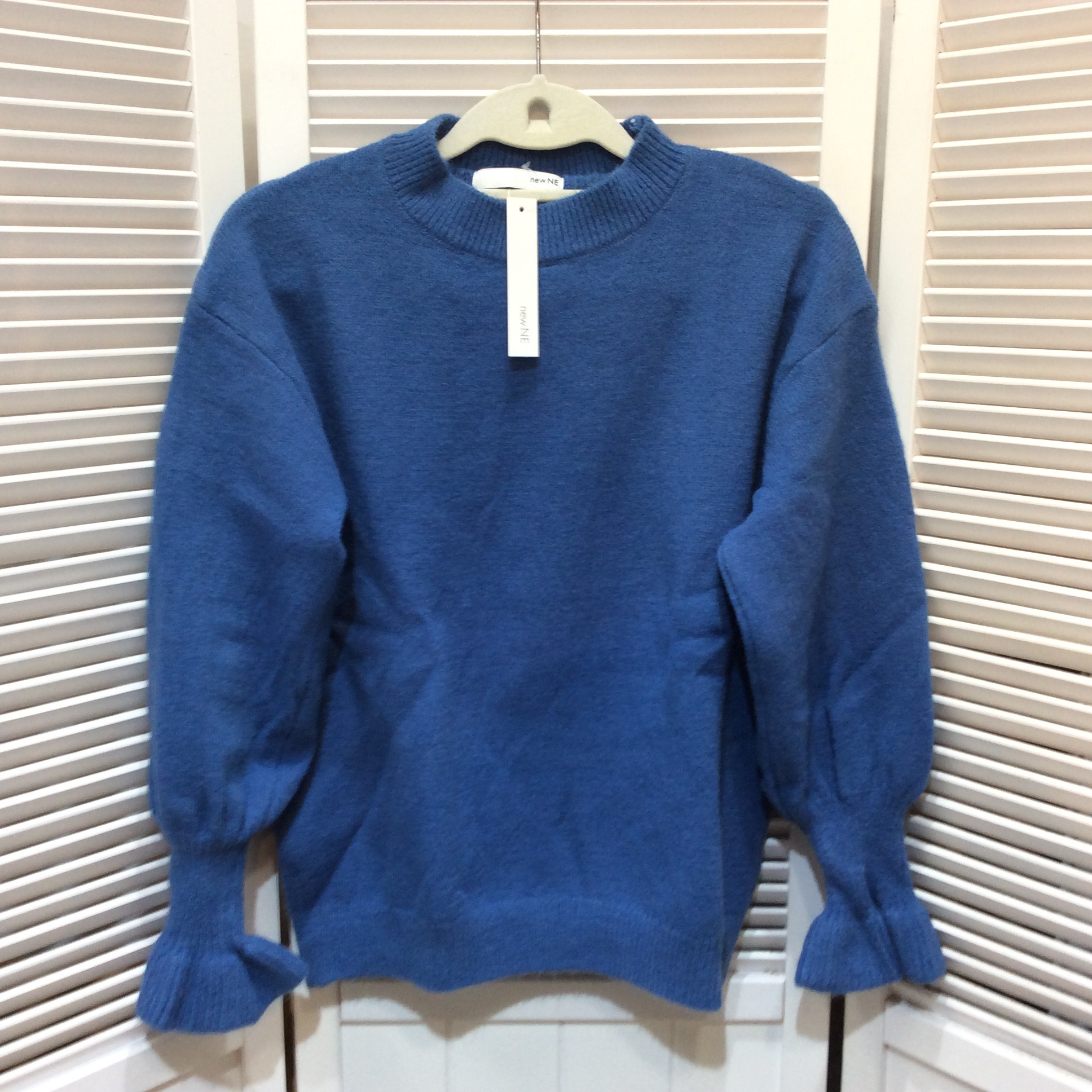 未使用☆new NE セーター M ブルー
