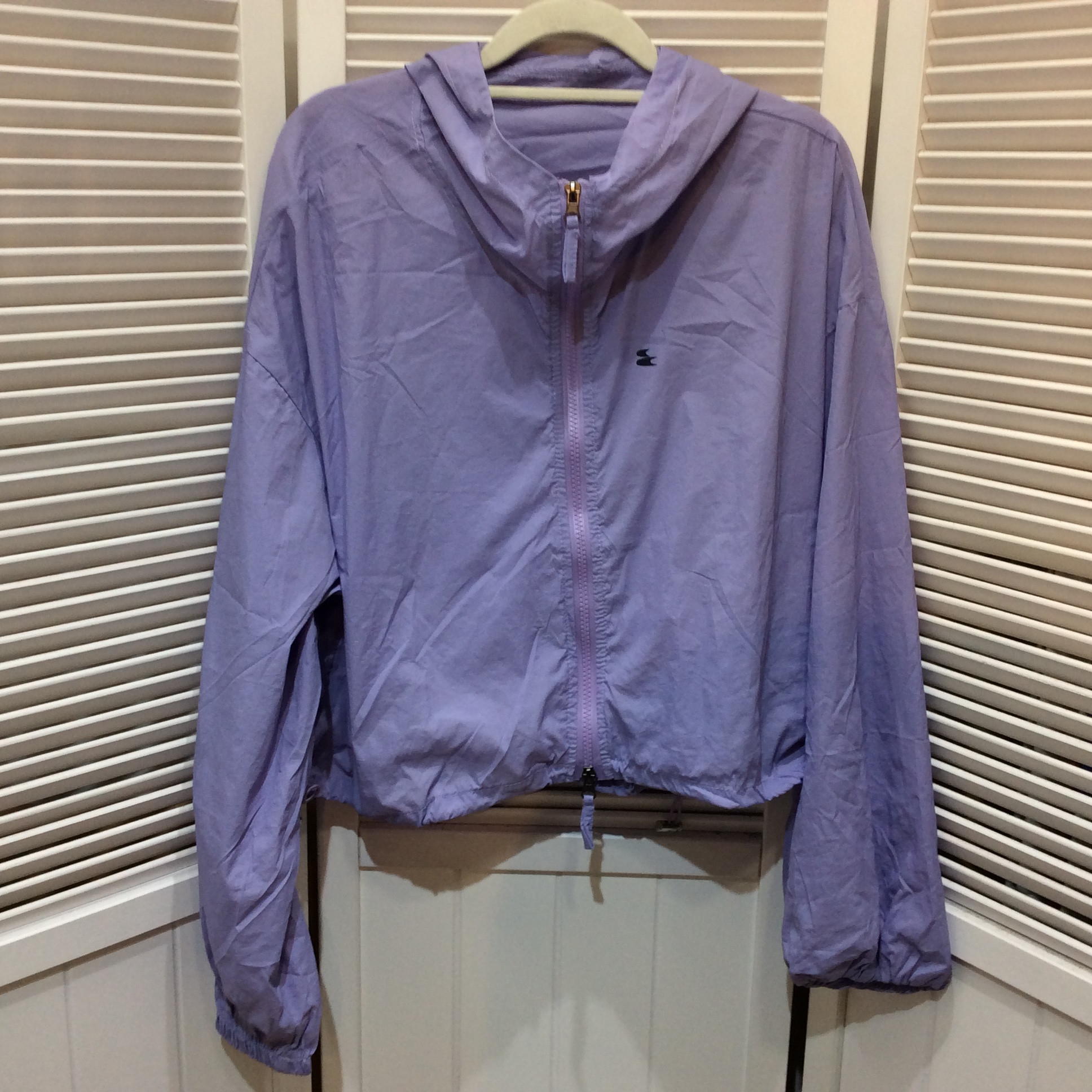 未使用☆ナイロンパーカー 2 パープル