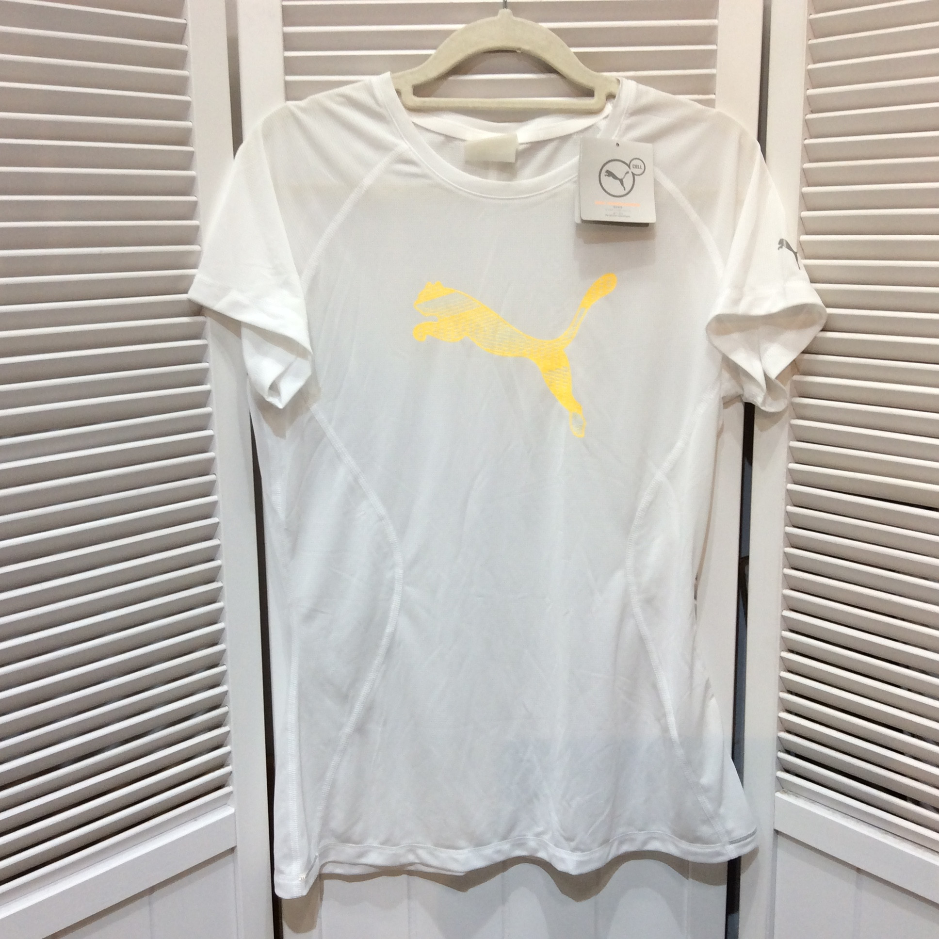 未使用 プーマ Tシャツ  レディース Lサイズ ホワイト