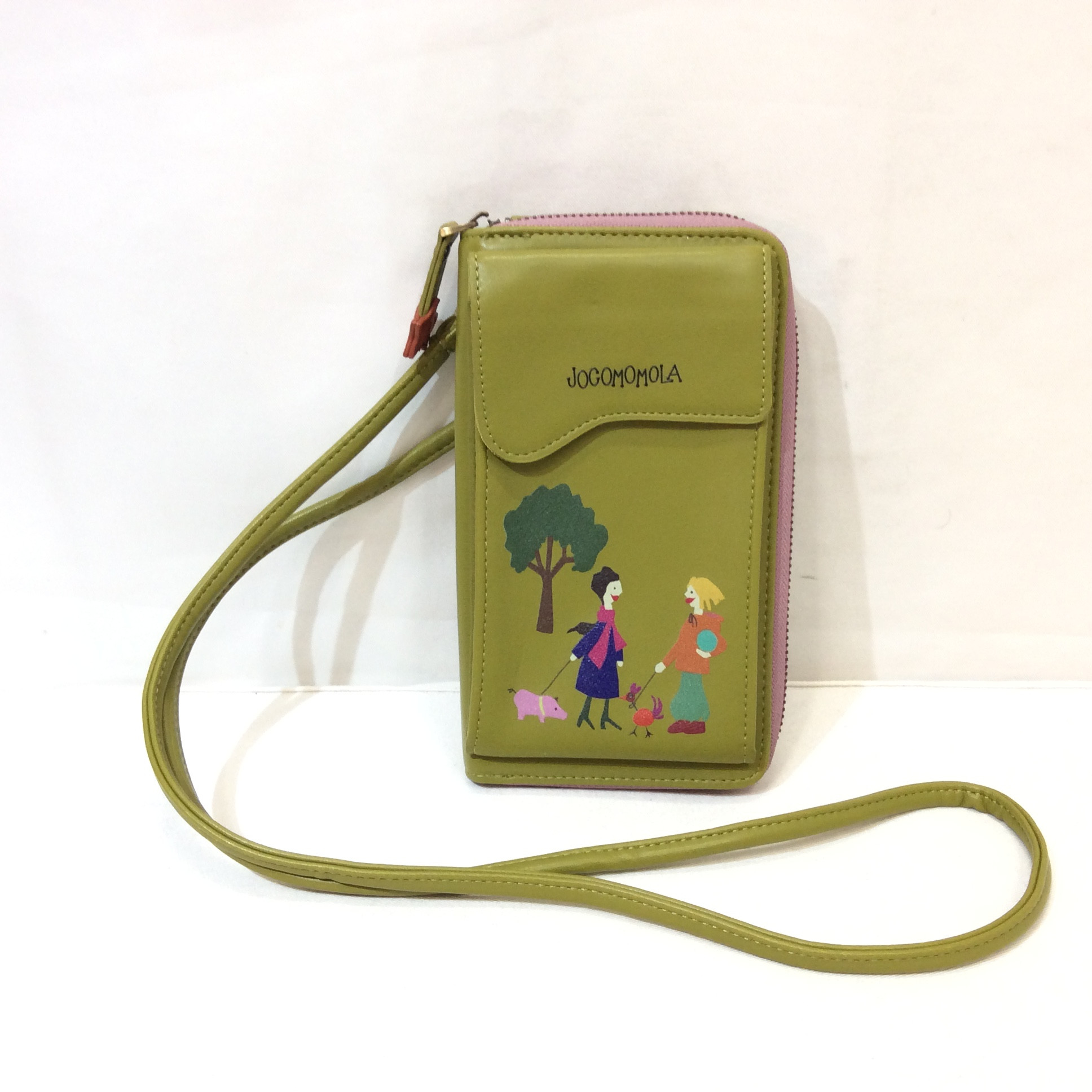 ホコモモラ ショルダーウォレット  グリーン