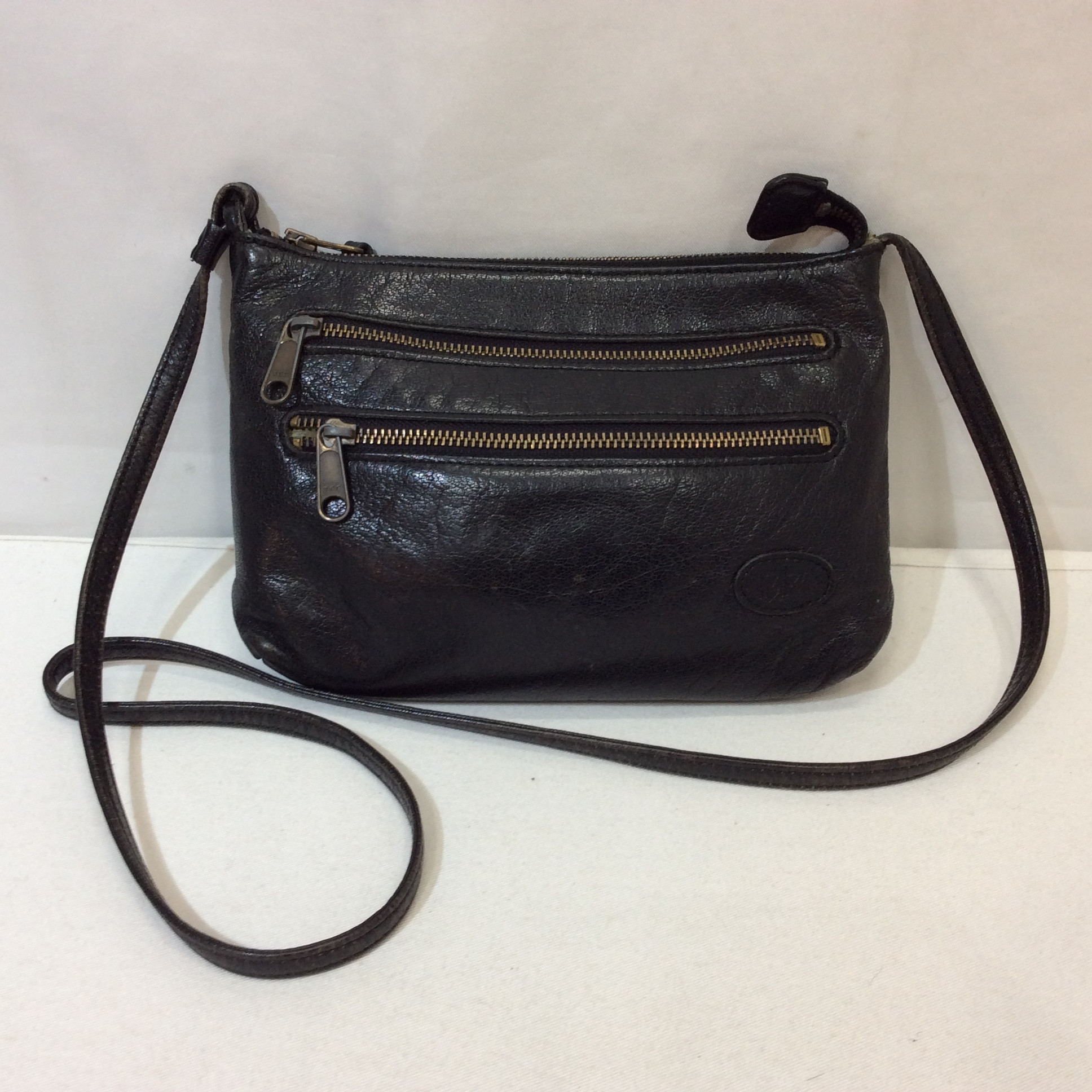 IBIZA イビザ レザーショルダーバッグ ポーチ ブラック