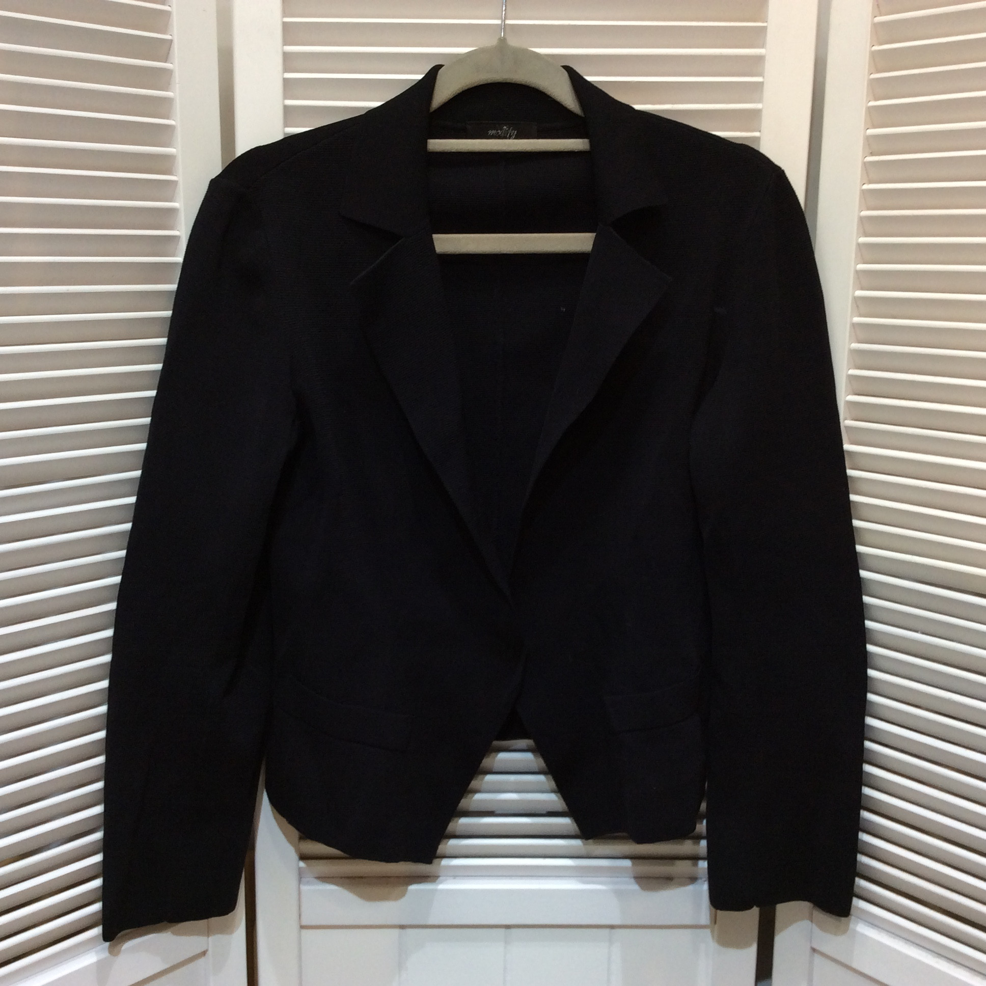 ワールド ニットジャケット 40 ブラック