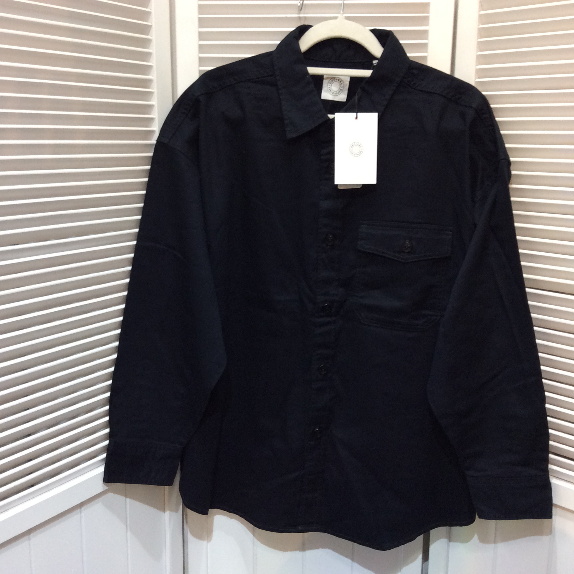 新品 ORCIVAL オーバーブラウス サイズ1 ネイビー