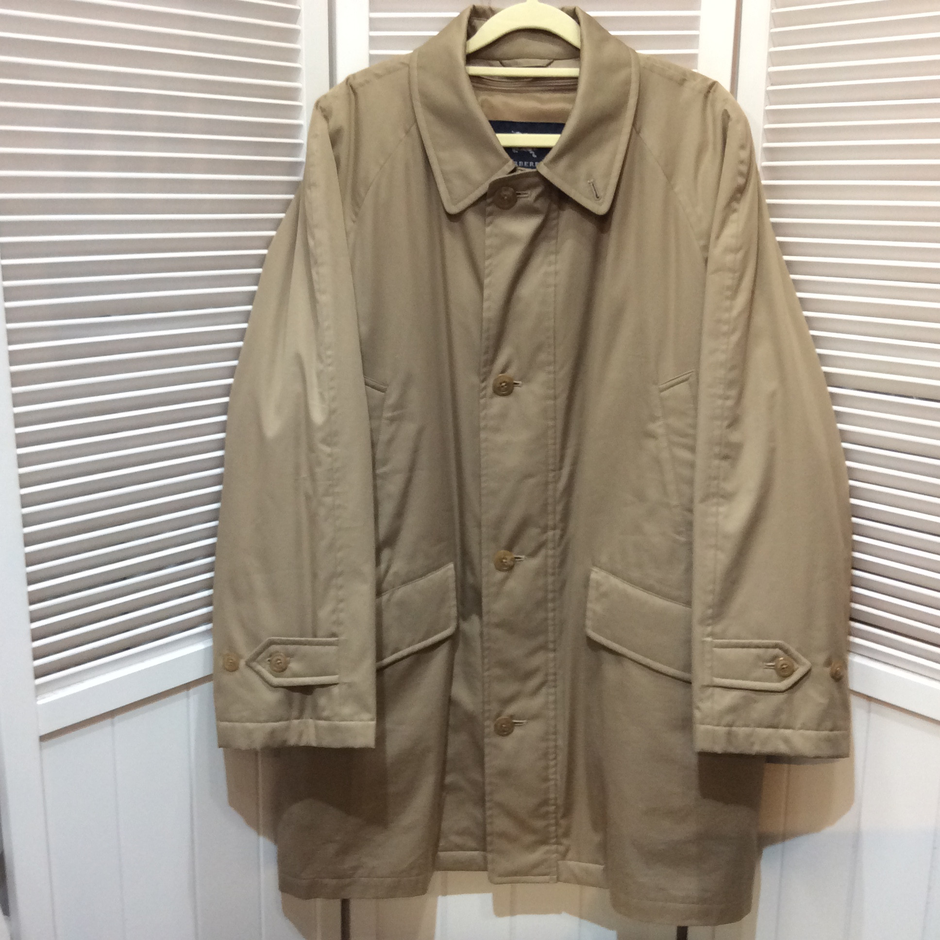 バーバリー 中綿ライナー付きコート メンズM  ベージュ  三陽商会