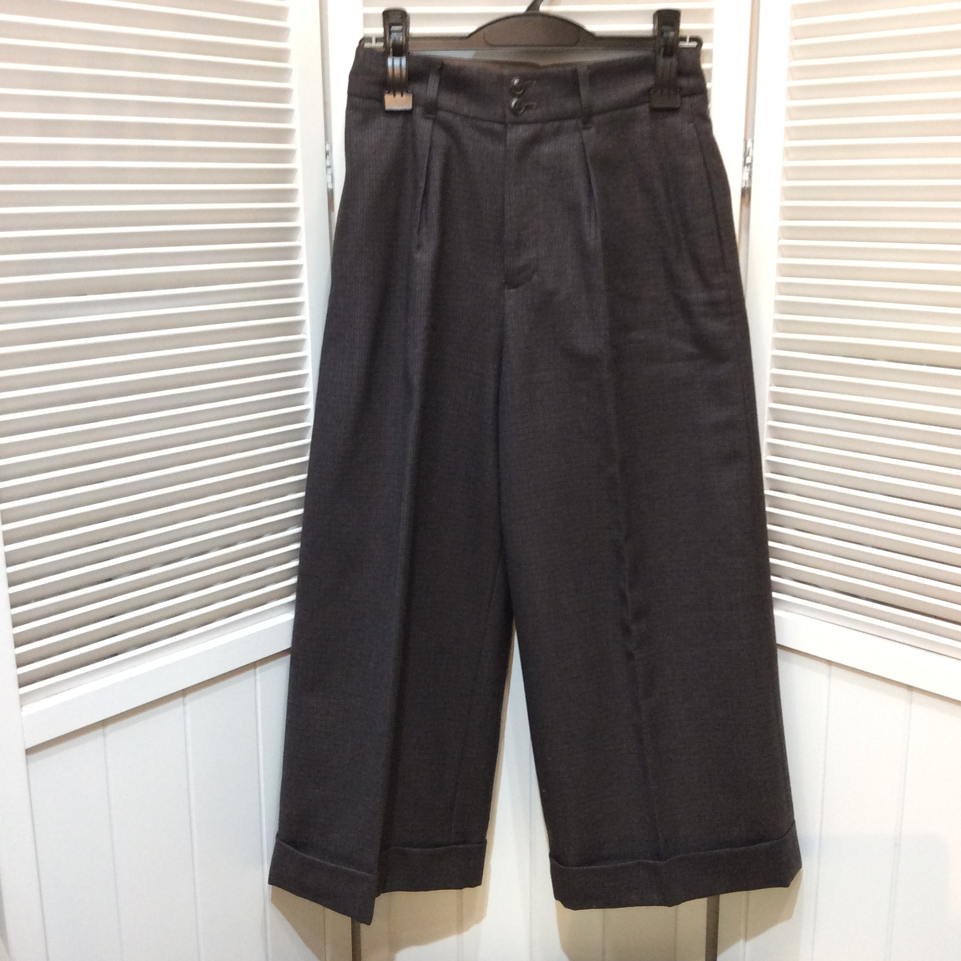 HUMANWOMAN ガウチョ  Sサイズ  ダークブラウン系