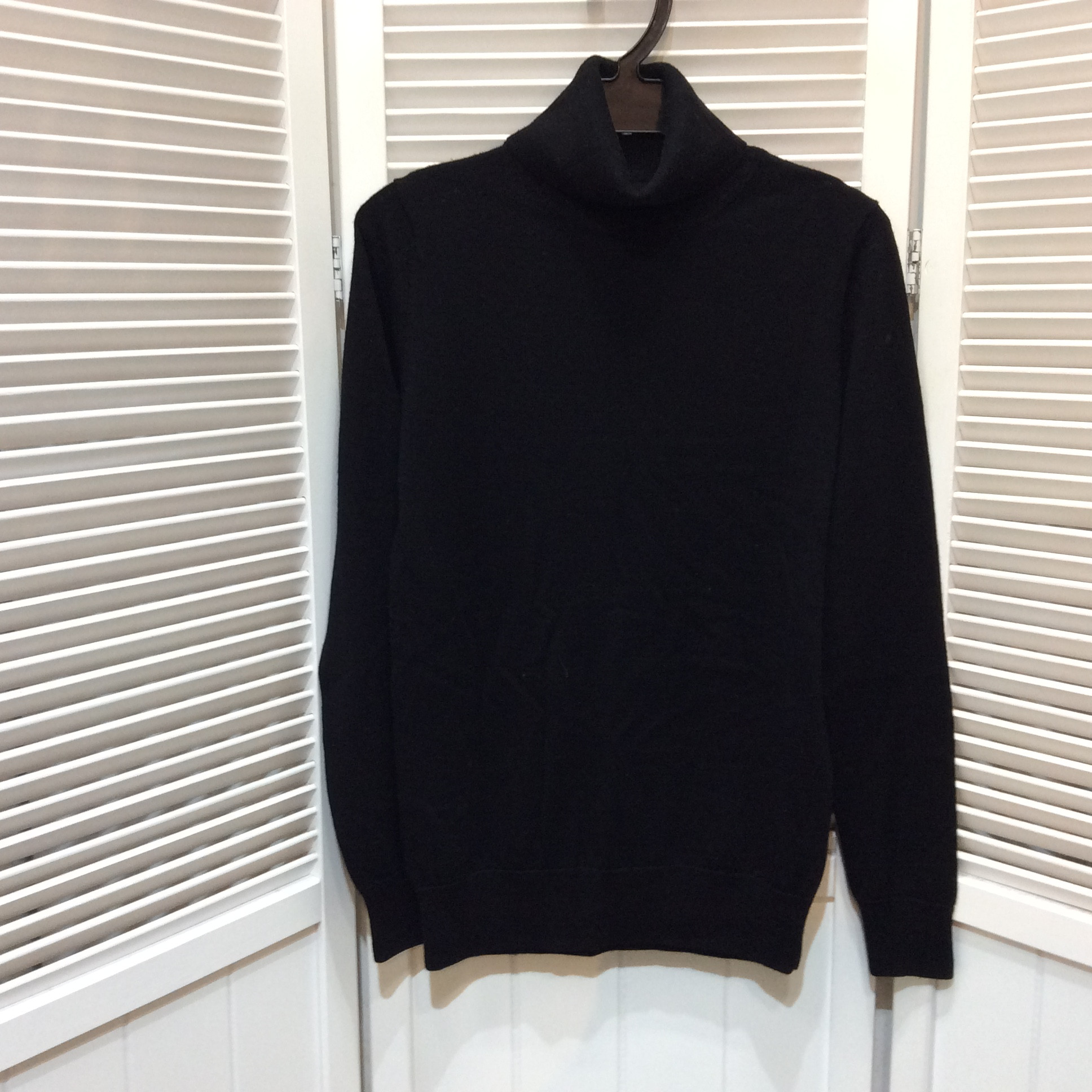 無印良品 タートルセーター Sサイズ ブラック