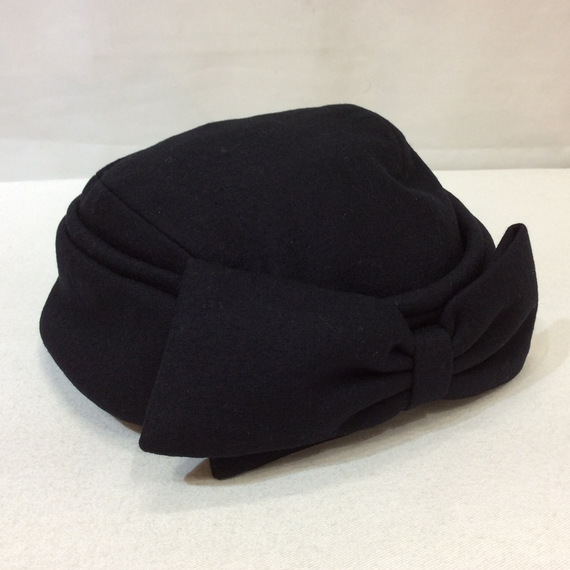 未使用 東京ソワール 帽子  ブラック／リボン