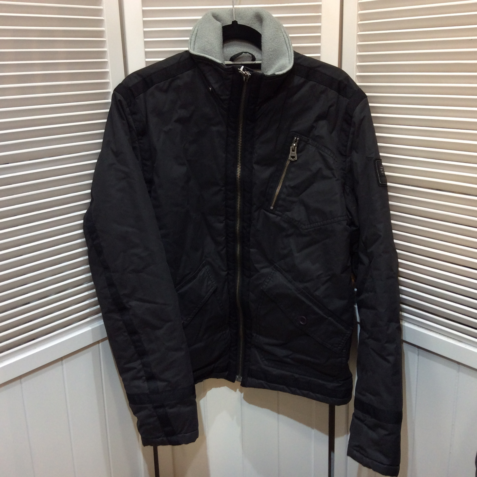 DIESEL ディーゼル メンズ 中綿ジャケット L ブラック