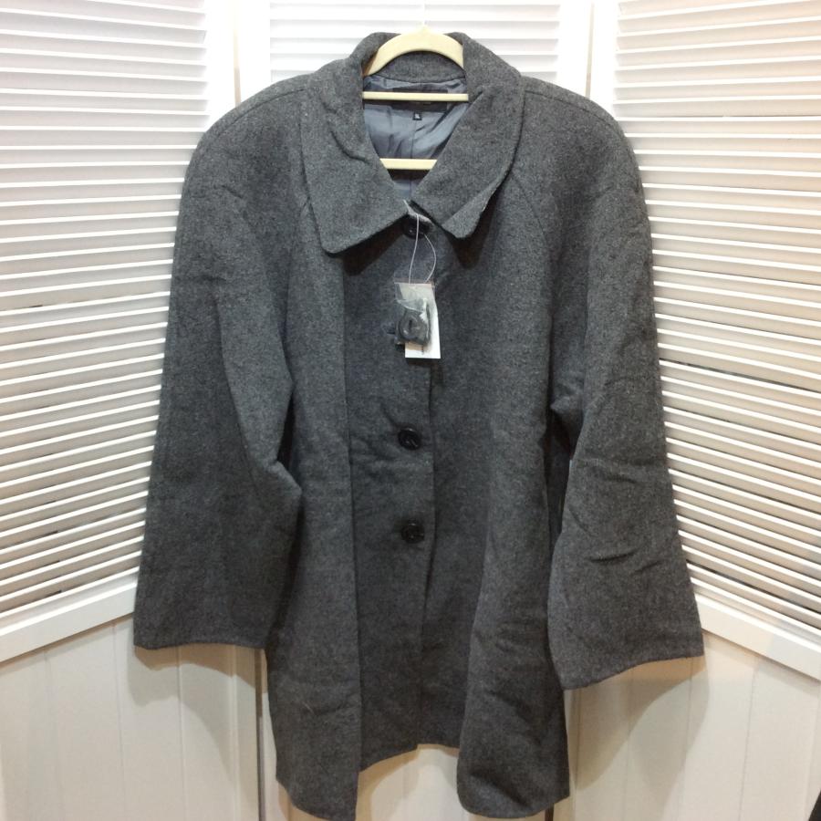 新品☆婦人 コート 5L グレー