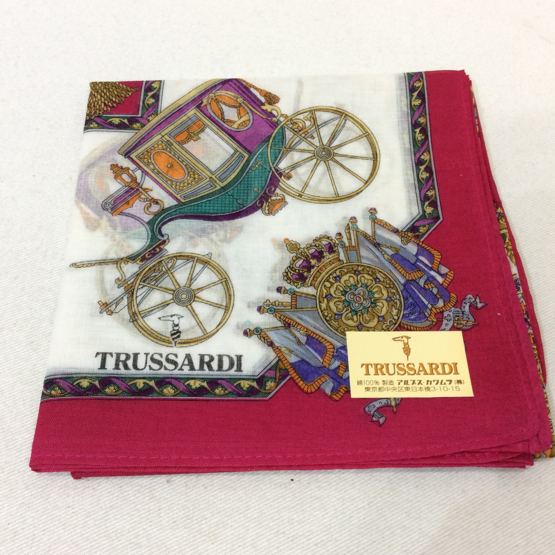 未使用☆トラサルディ ハンカチ
