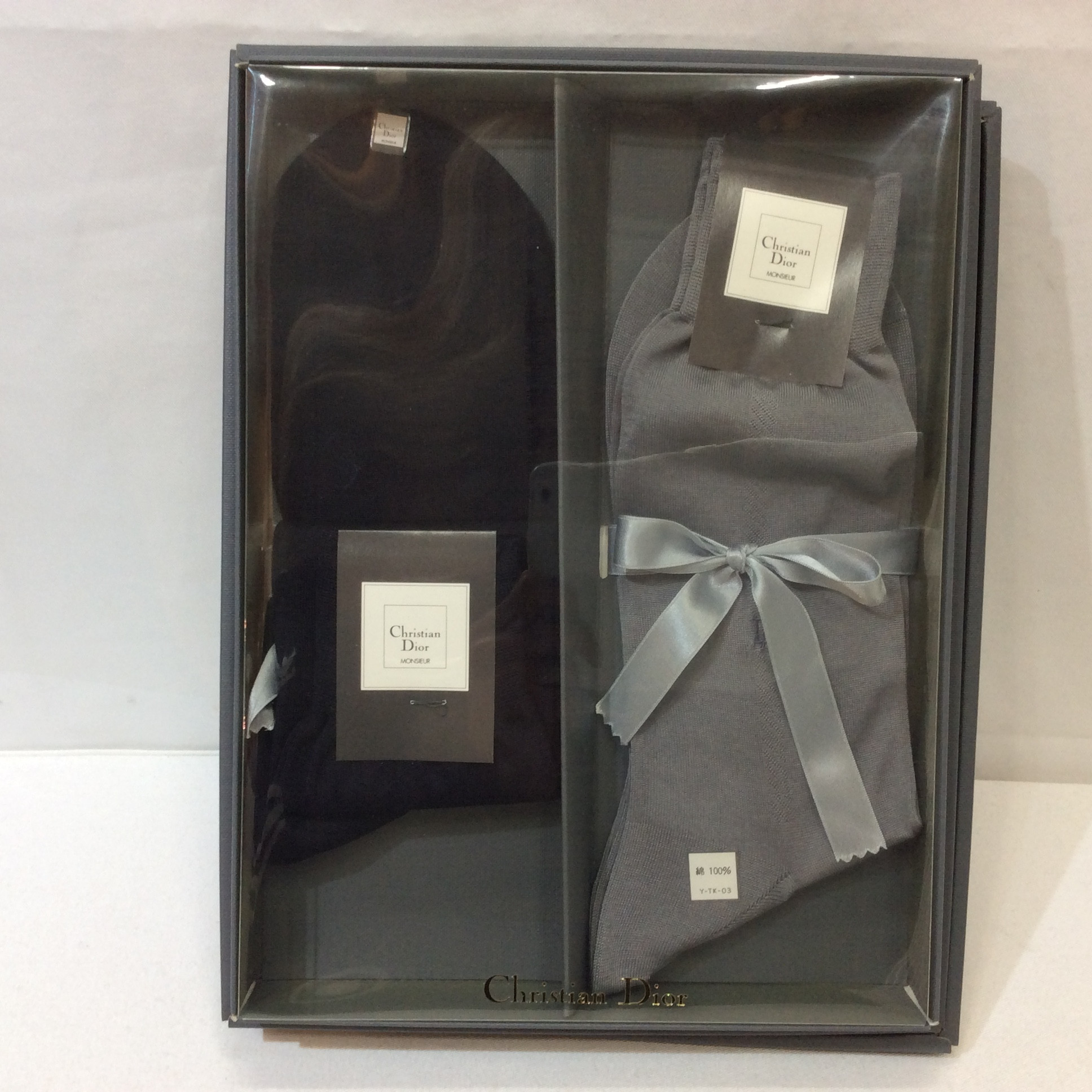 未使用☆Dior クリスチャンディオール メンズ靴下2足セット