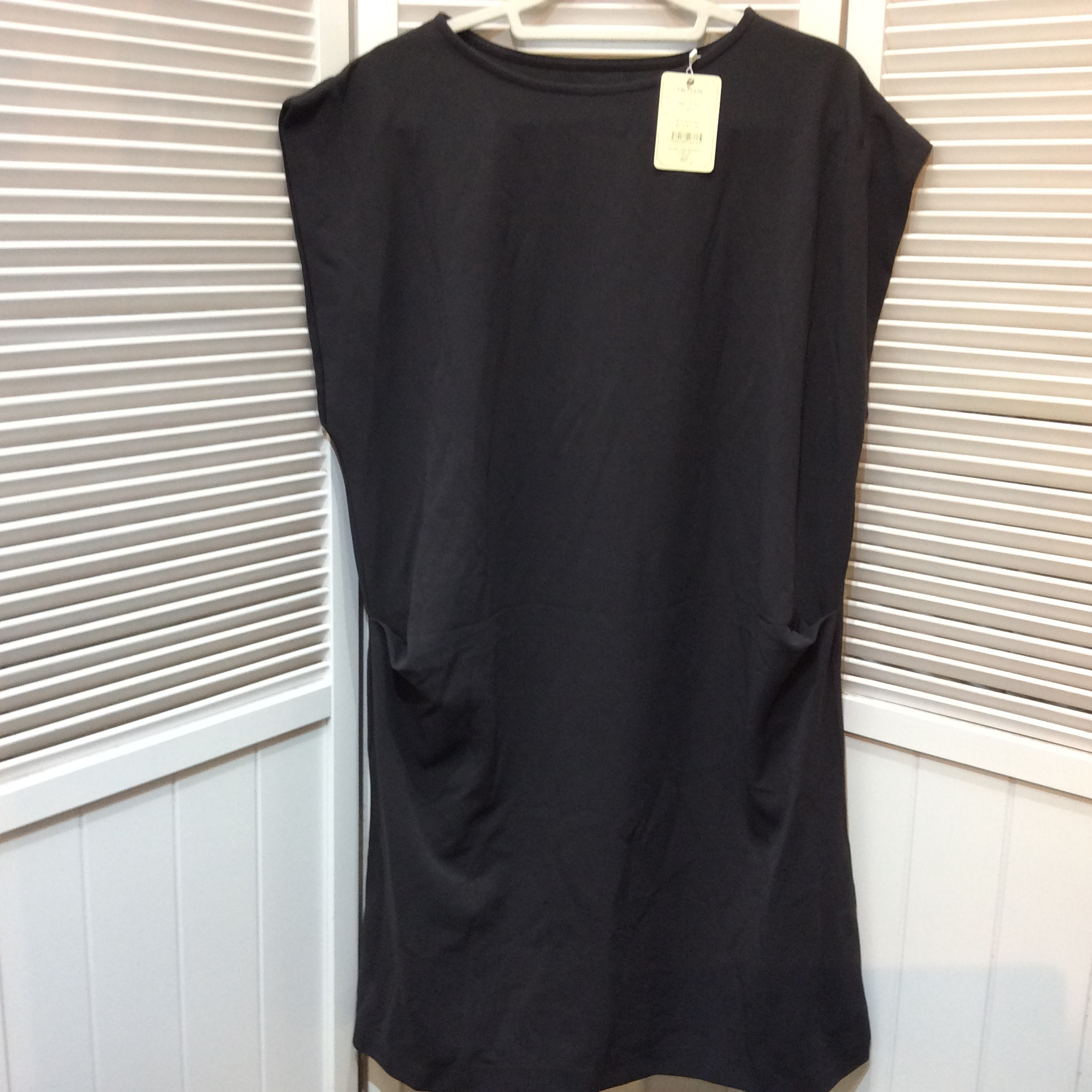 未使用 ノースリーブチュニックワンピース Mサイズ  ダークグレー