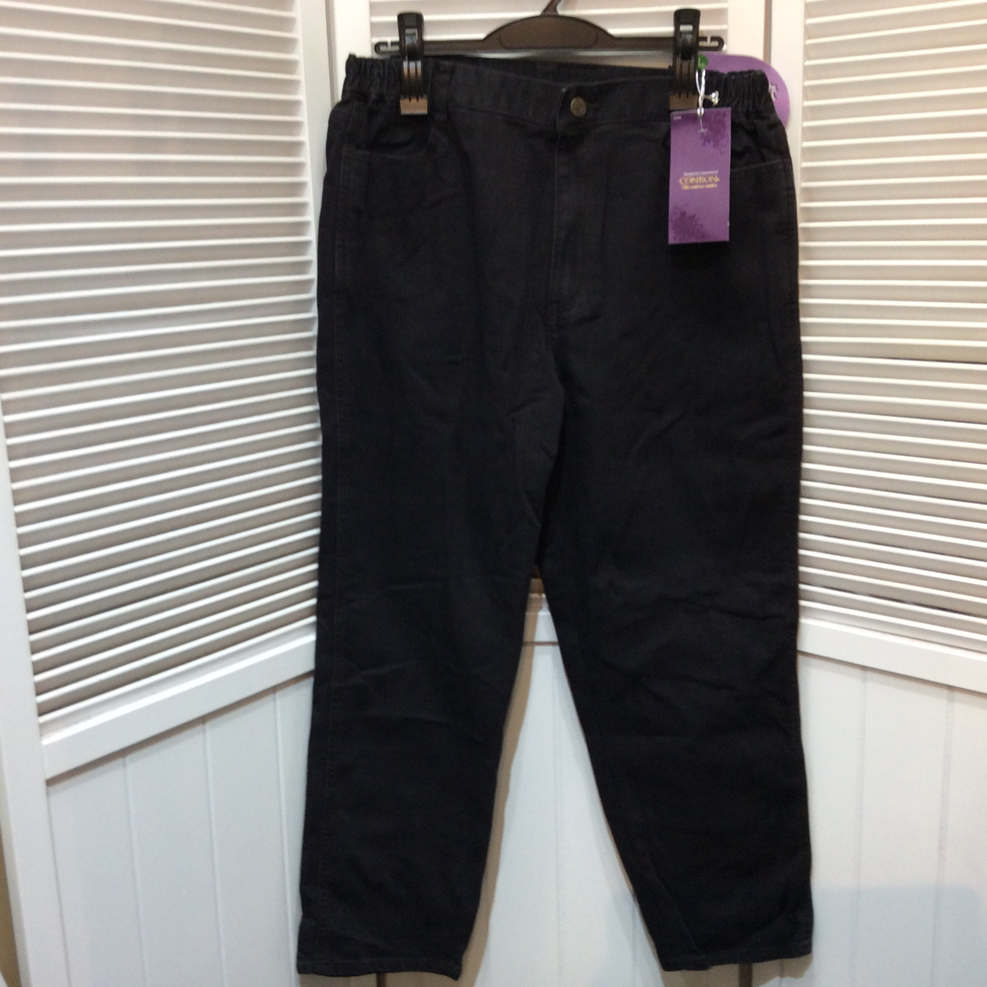 未使用 ストレッチパンツ  3L  チャコールグレー