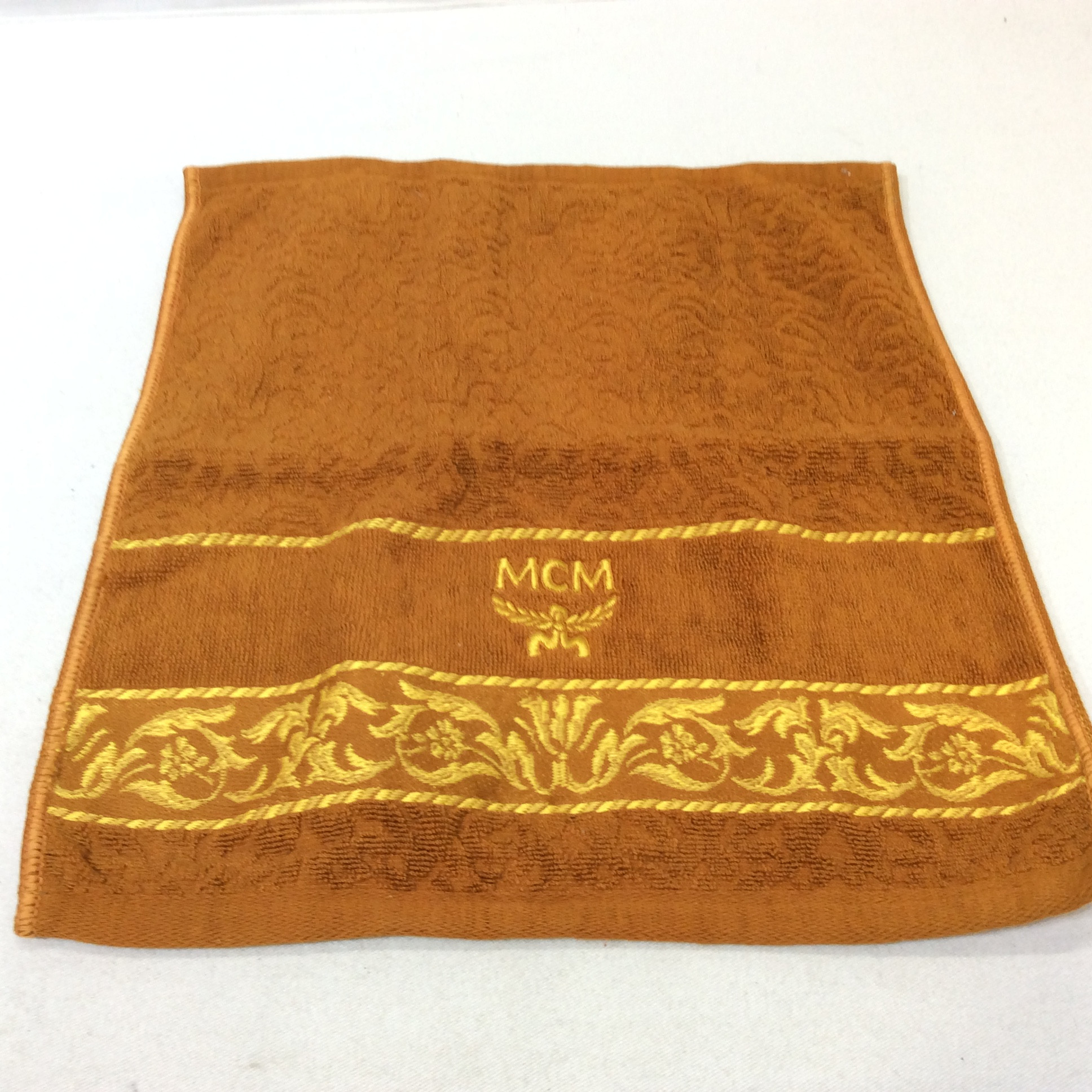 未使用☆MCM ウォッシュタオル ブラウン
