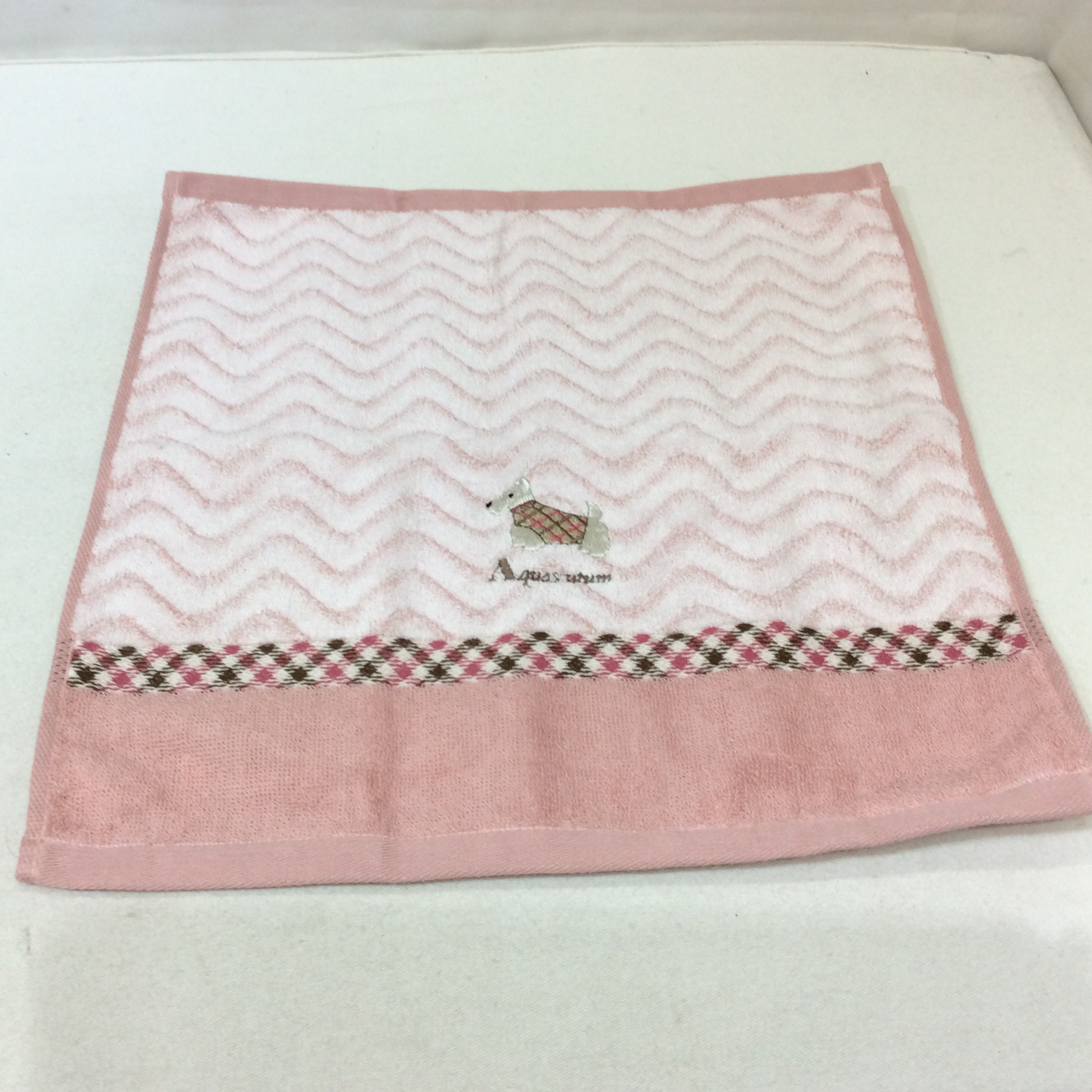 未使用☆アクアスキュータム ウォッシュタオル